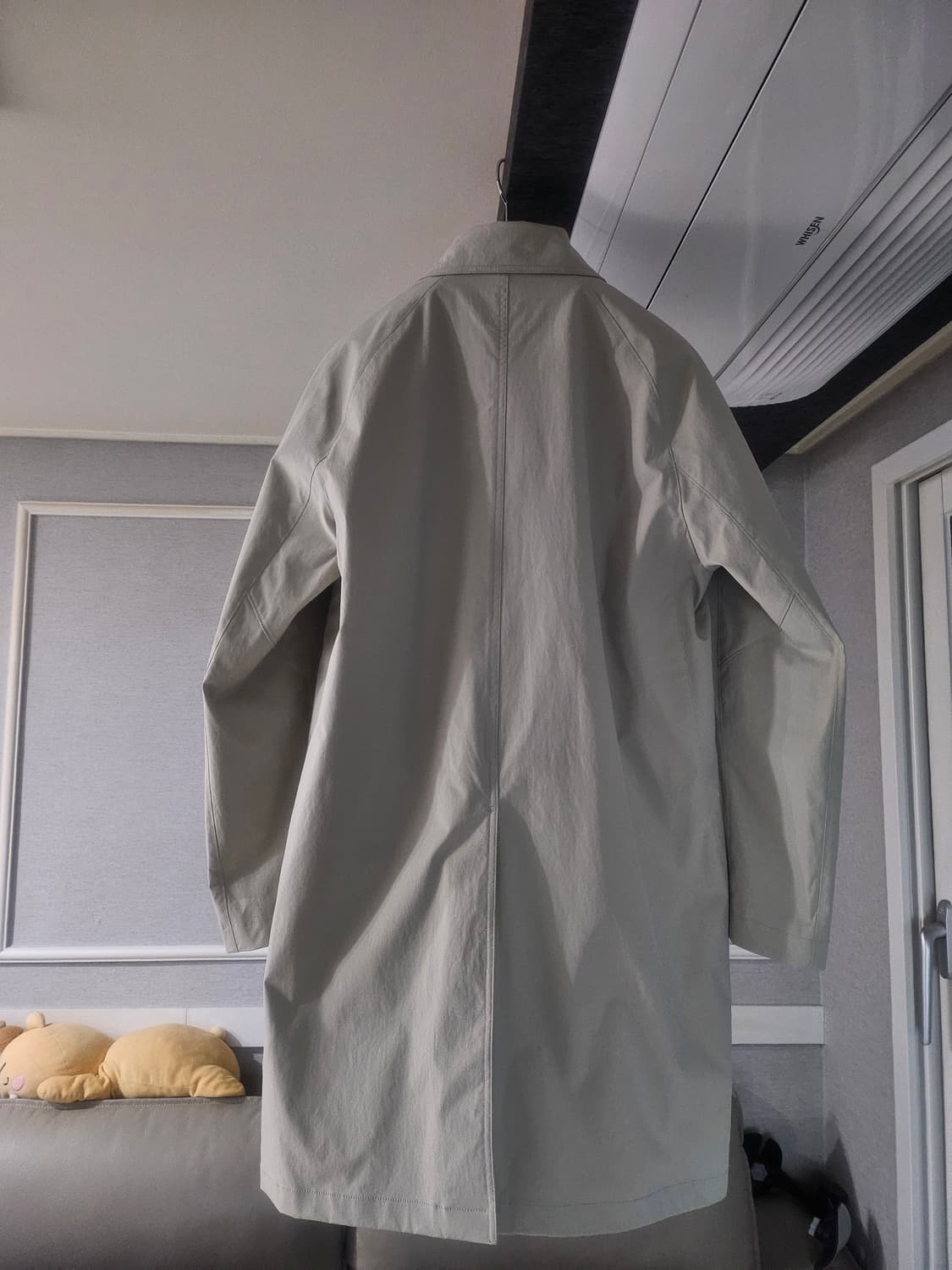 [새상품] 타임옴므 백 슬릿 트렌치 코트 100 상품이미지2