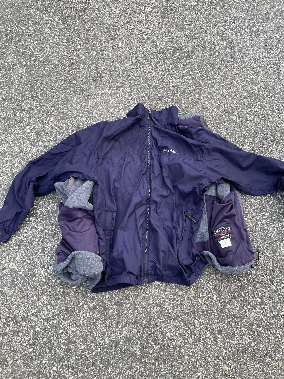 몽벨 더블 레이어 플리스 자켓 m 상품이미지5