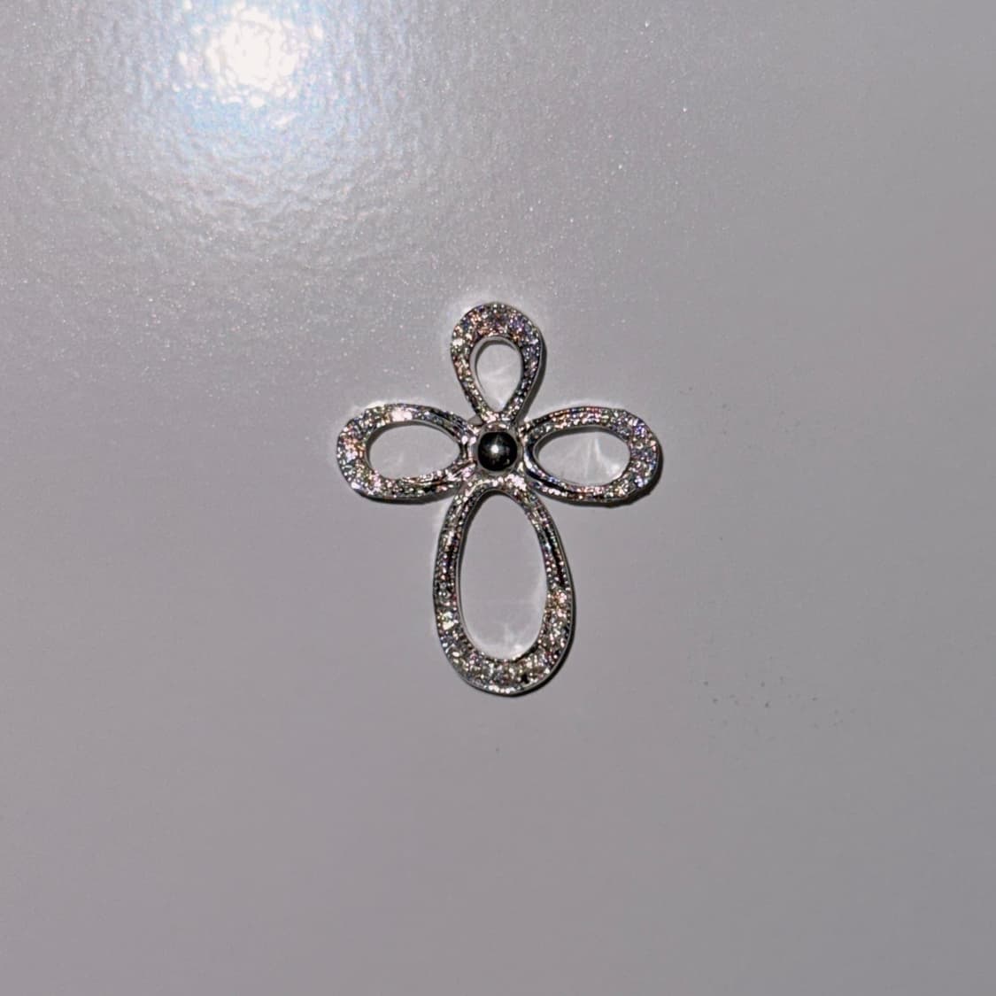 004-Clover pendant(큐빅세팅) 상품이미지2