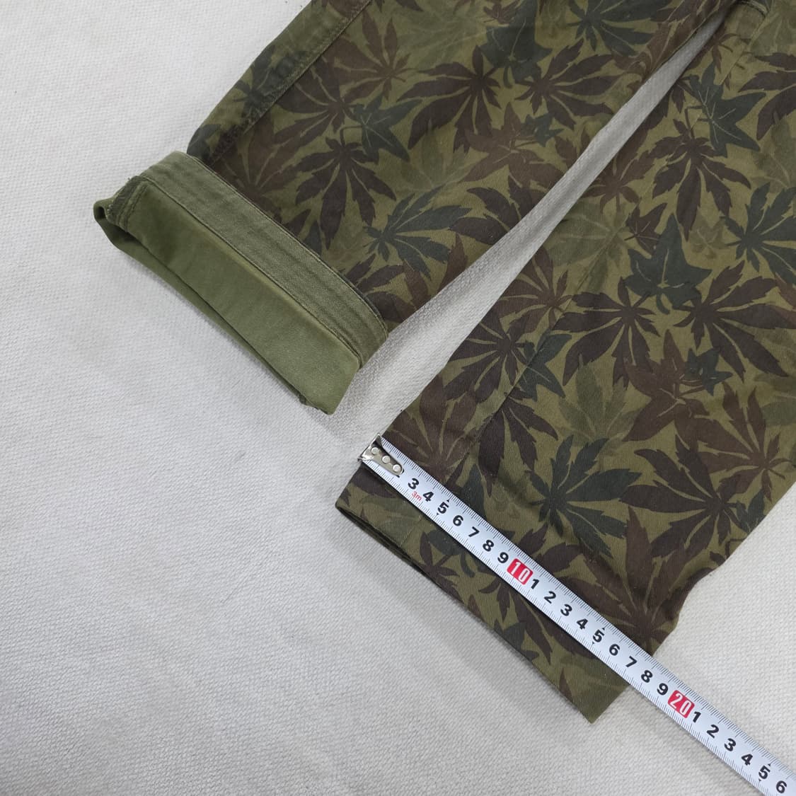 [L] 써스데이 아일랜드 나뭇잎 프린트 카고바지 팬츠 1229J 상품이미지8