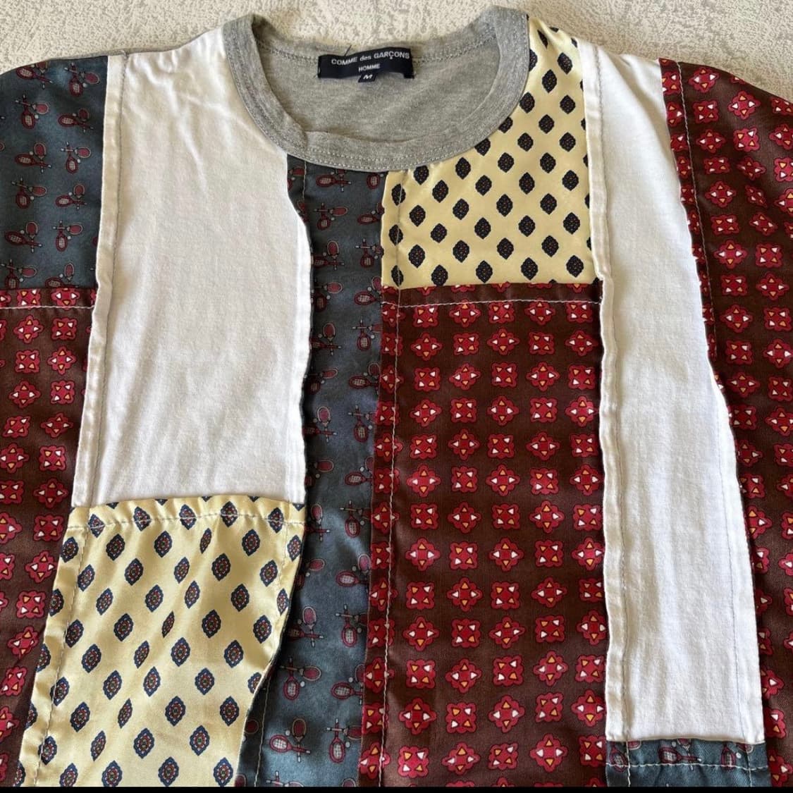 꼼데가르송 옴므 패치워크 티셔츠 상품이미지6