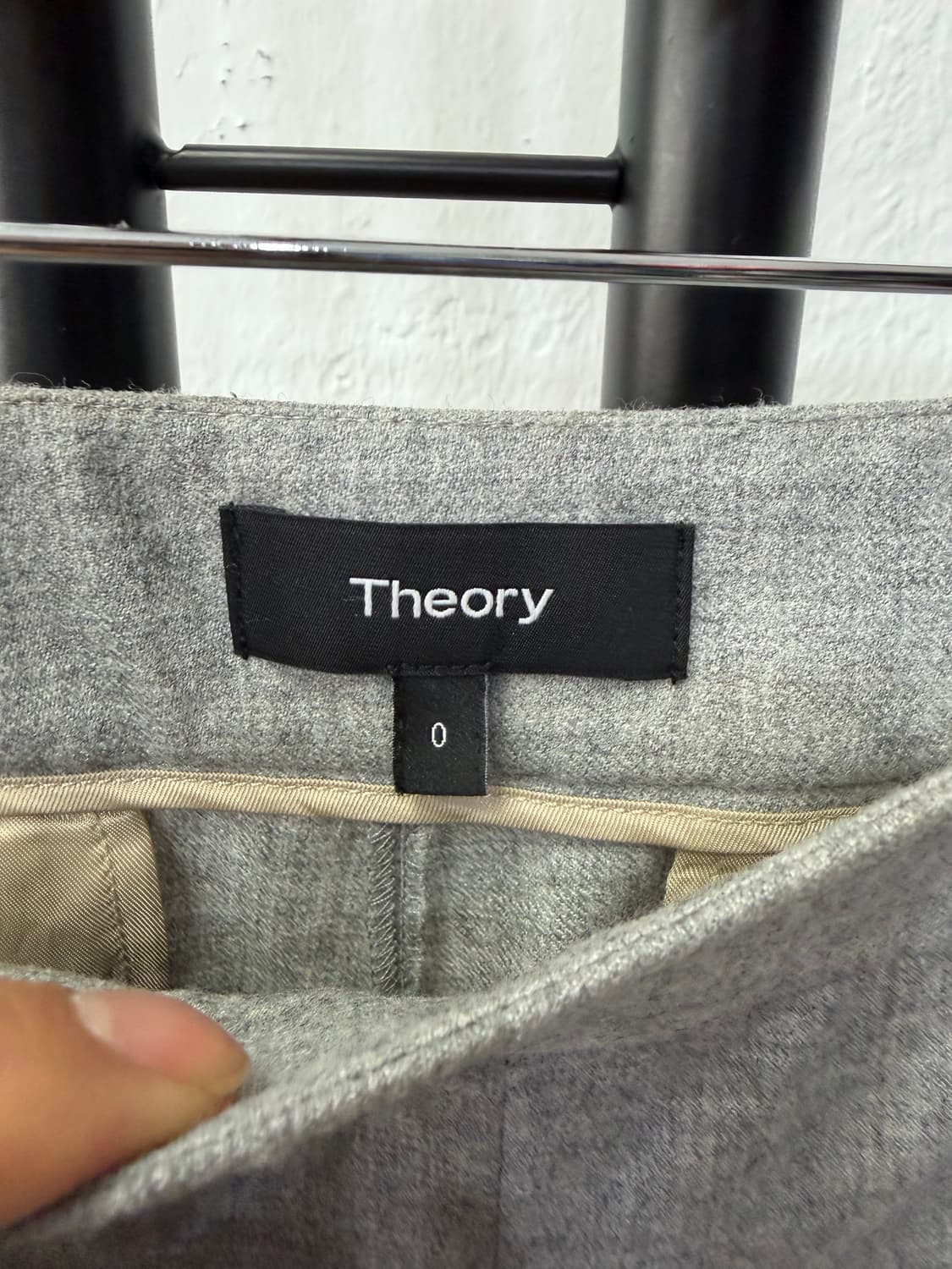 정품) Theory 띠어리 여성 와이드 팬츠 0(28) 상품이미지5