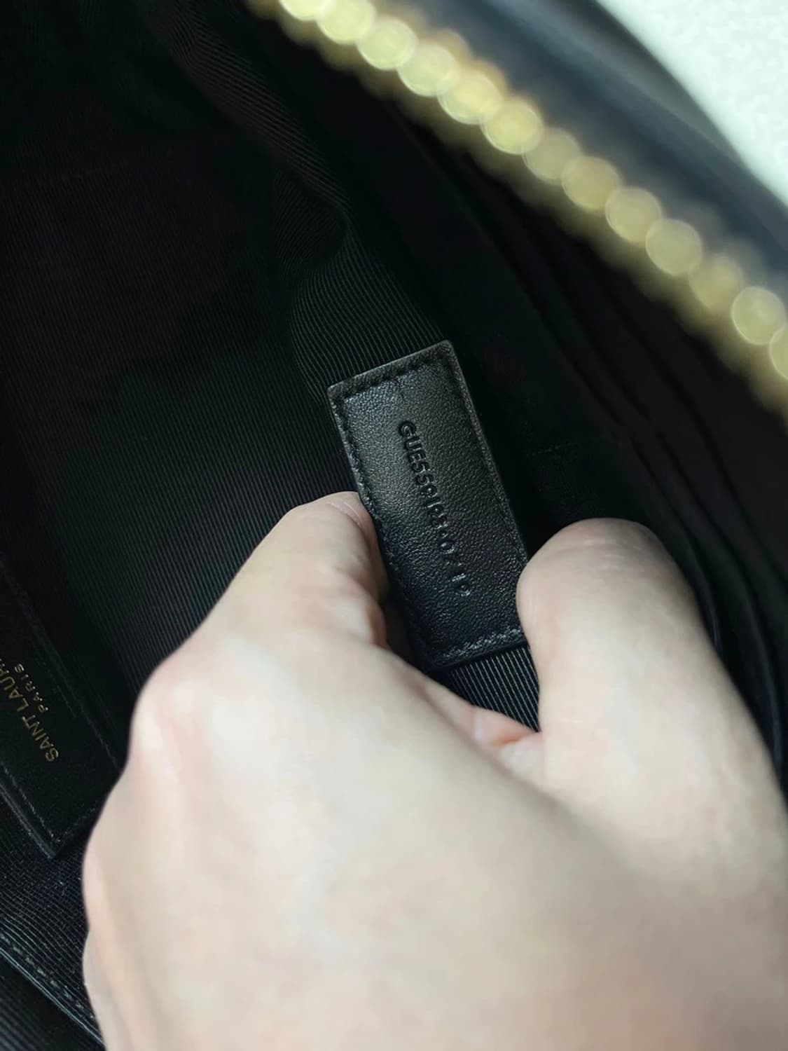 생로랑 YSL 금장 골드 마틀라쎄 클러치백 A1664 상품이미지7