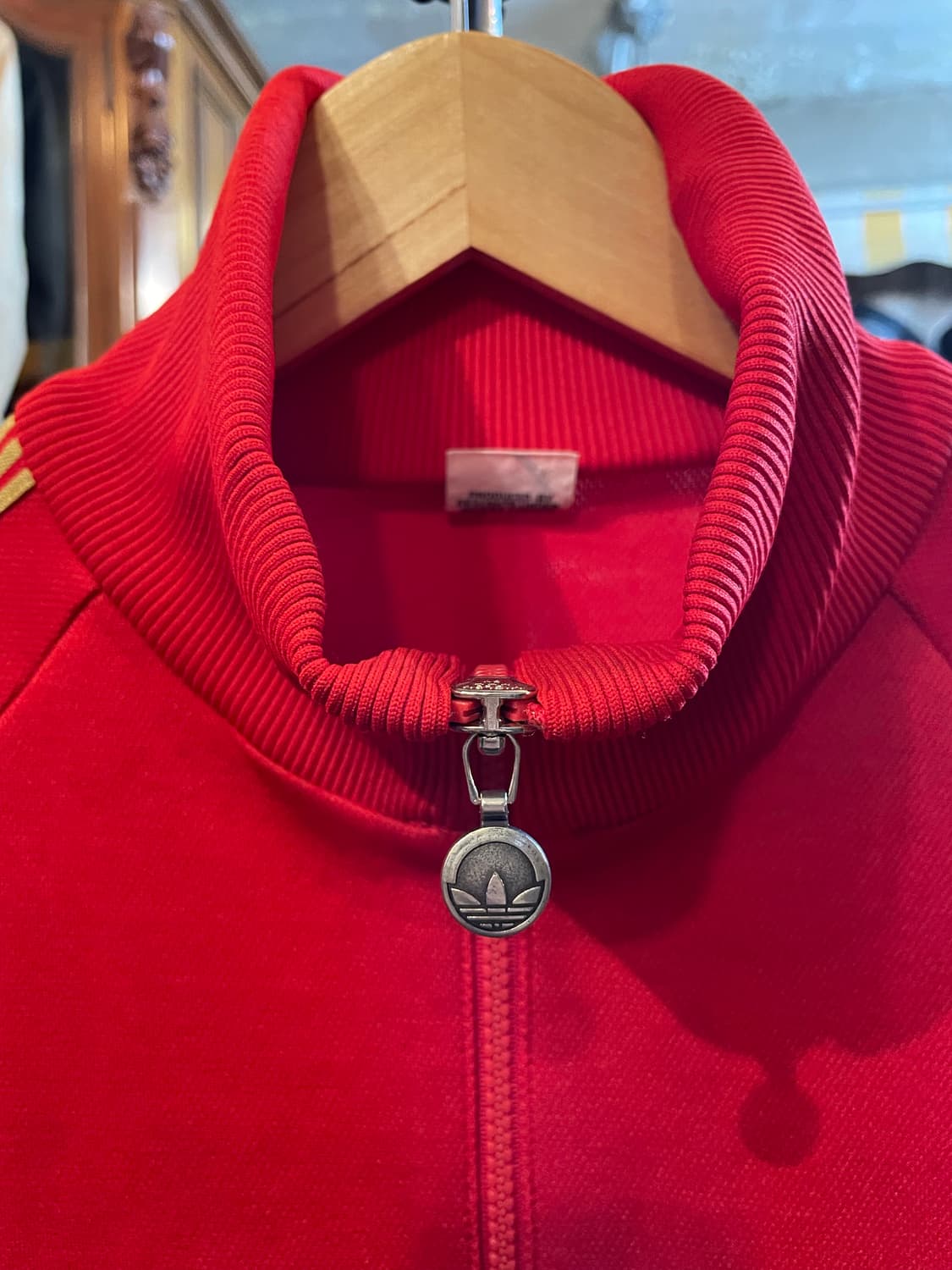 아디다스 X 데상트 80s 올드스쿨 트랙탑 저지 자켓 레드/골드 상품이미지4