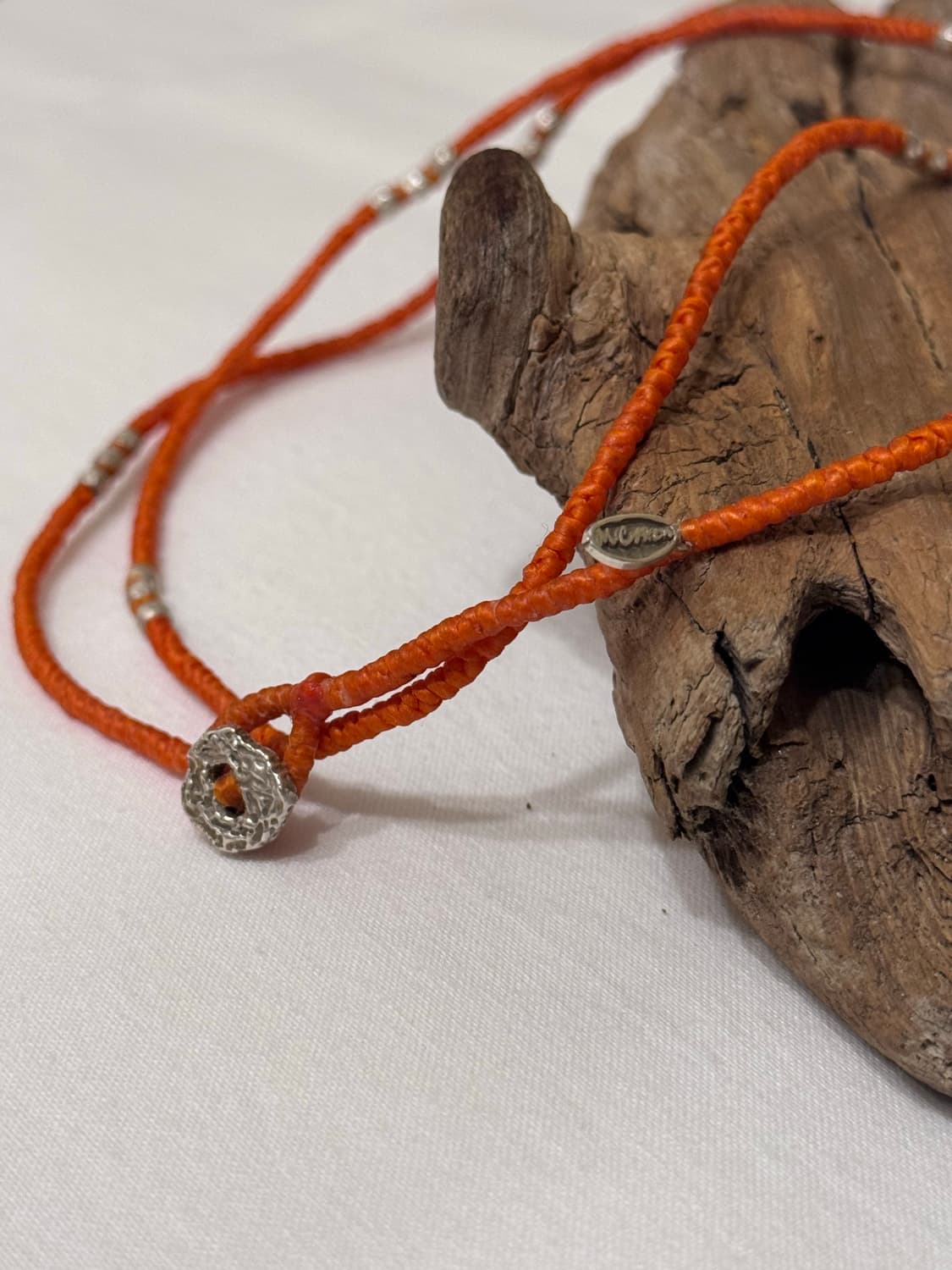 M.cohen 브레이슬릿 겸 넥클리스 / 오렌지 상품이미지3