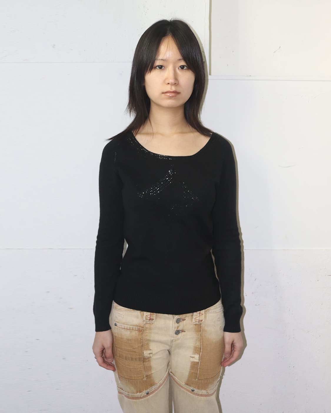 조셉 초기 2010’s 스팽글 디테일 니트 상품이미지1