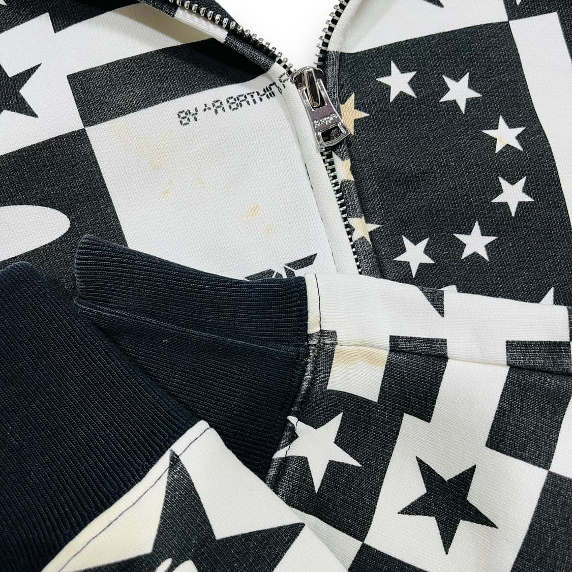 Aape 더블 스타 퍼즐 시그니처 로고 후디 집업 상품이미지9