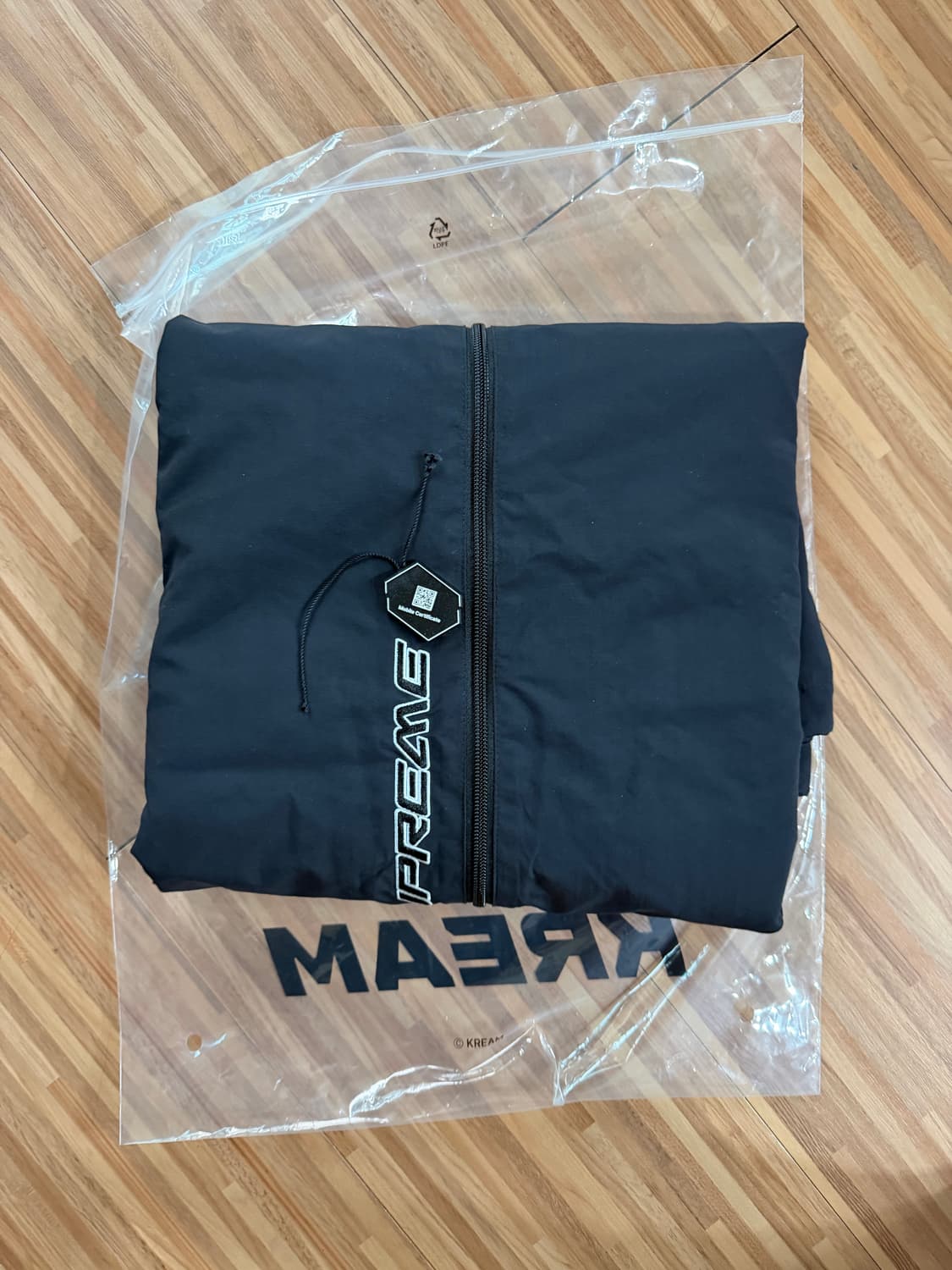 슈프림 콘트라스트 집 트랙 자켓 블랙  25ss (xl) 상품이미지6