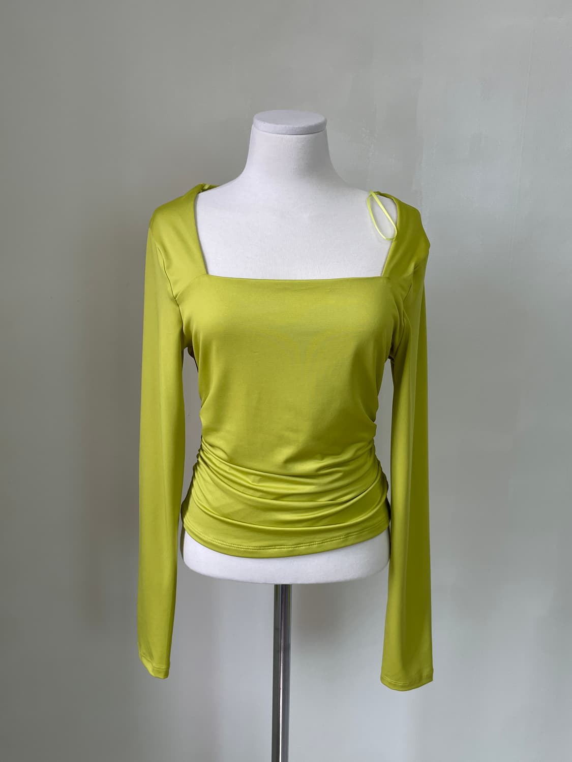 빈티지 iris 레이스 셔링 드레이프 탑  상품이미지1