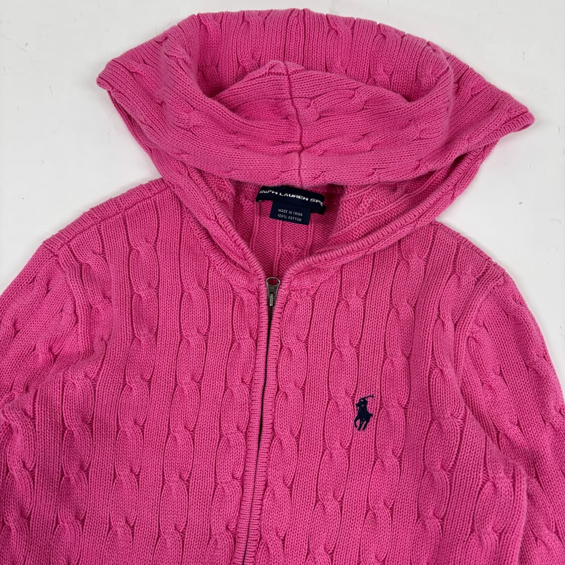 폴로 니트 후드집업 상품이미지5