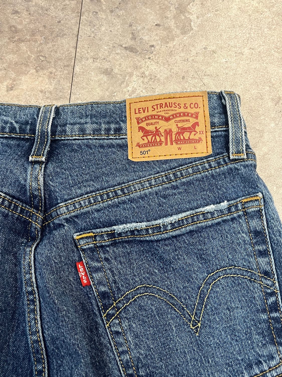 리바이스 501 데님 팬츠 W25 L28 #csz4090 상품이미지8