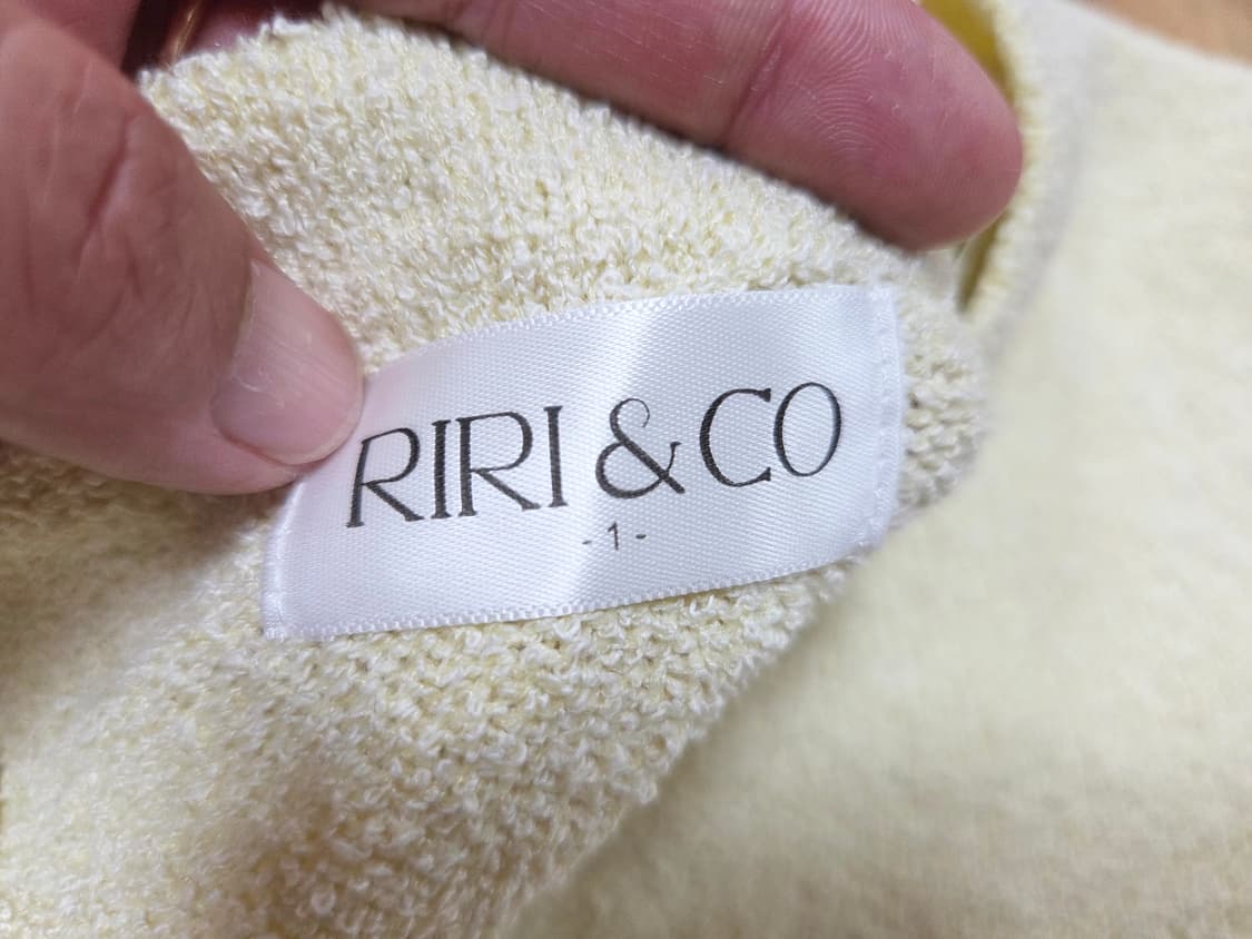 리리앤코(RIRI&CO) 로슈베베 부클 니트가디건 프리사이즈 새상품 상품이미지9
