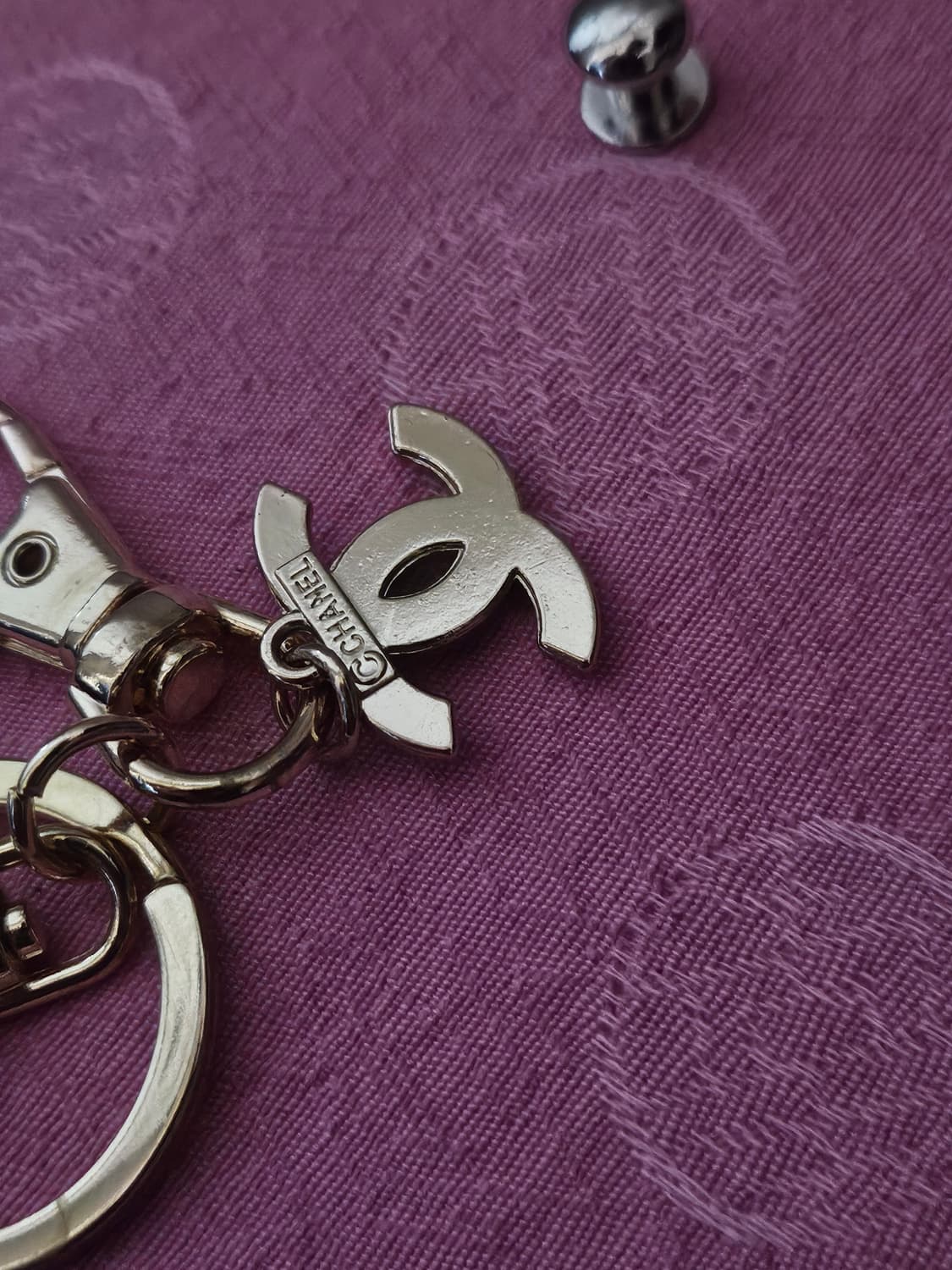 샤넬 정품 빈티지 업사이클링 키링 상품이미지4