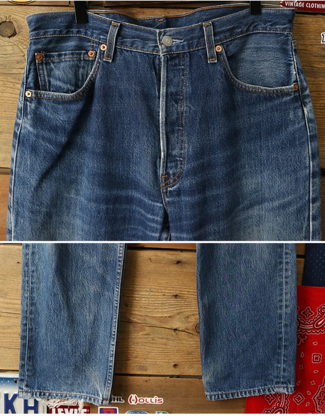 미국 메이드 90s levis 리바이스 501 빈티지 데님 32 상품이미지3