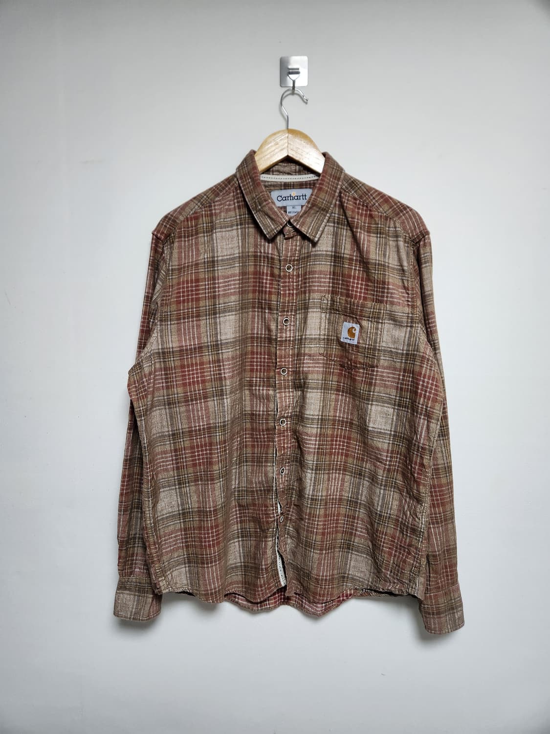 칼하트Carhartt 브라운 코듀로이 셔츠 XL - S104 상품이미지1