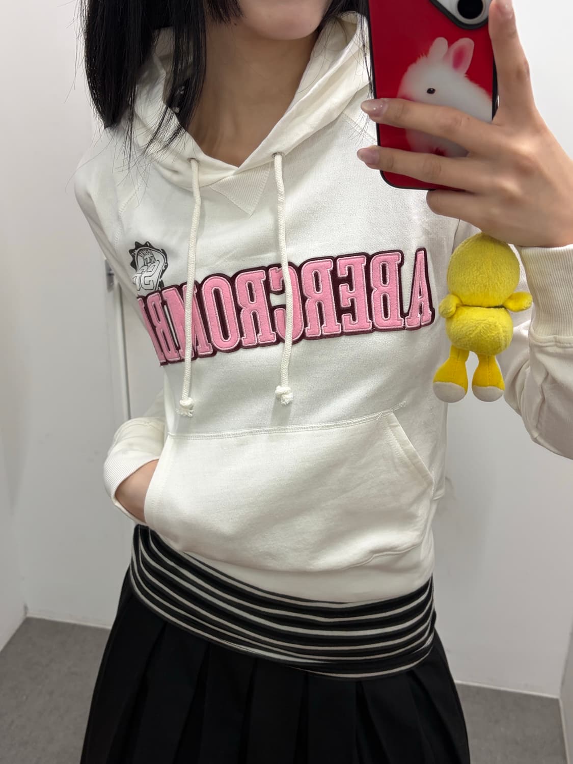 아베크롬비 빅로고 후드티 상품이미지6