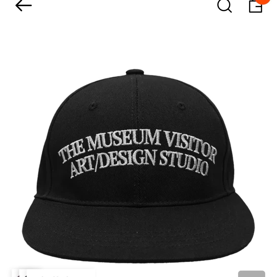 더뮤지엄비지터 캡모자 상품이미지3