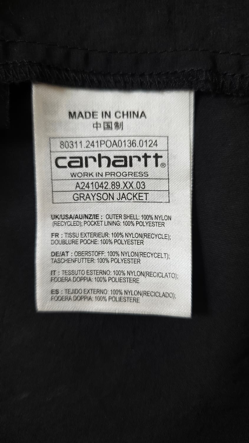 칼하트wip 그레이슨 자켓, 반바지 세트 XL/M 상품이미지4