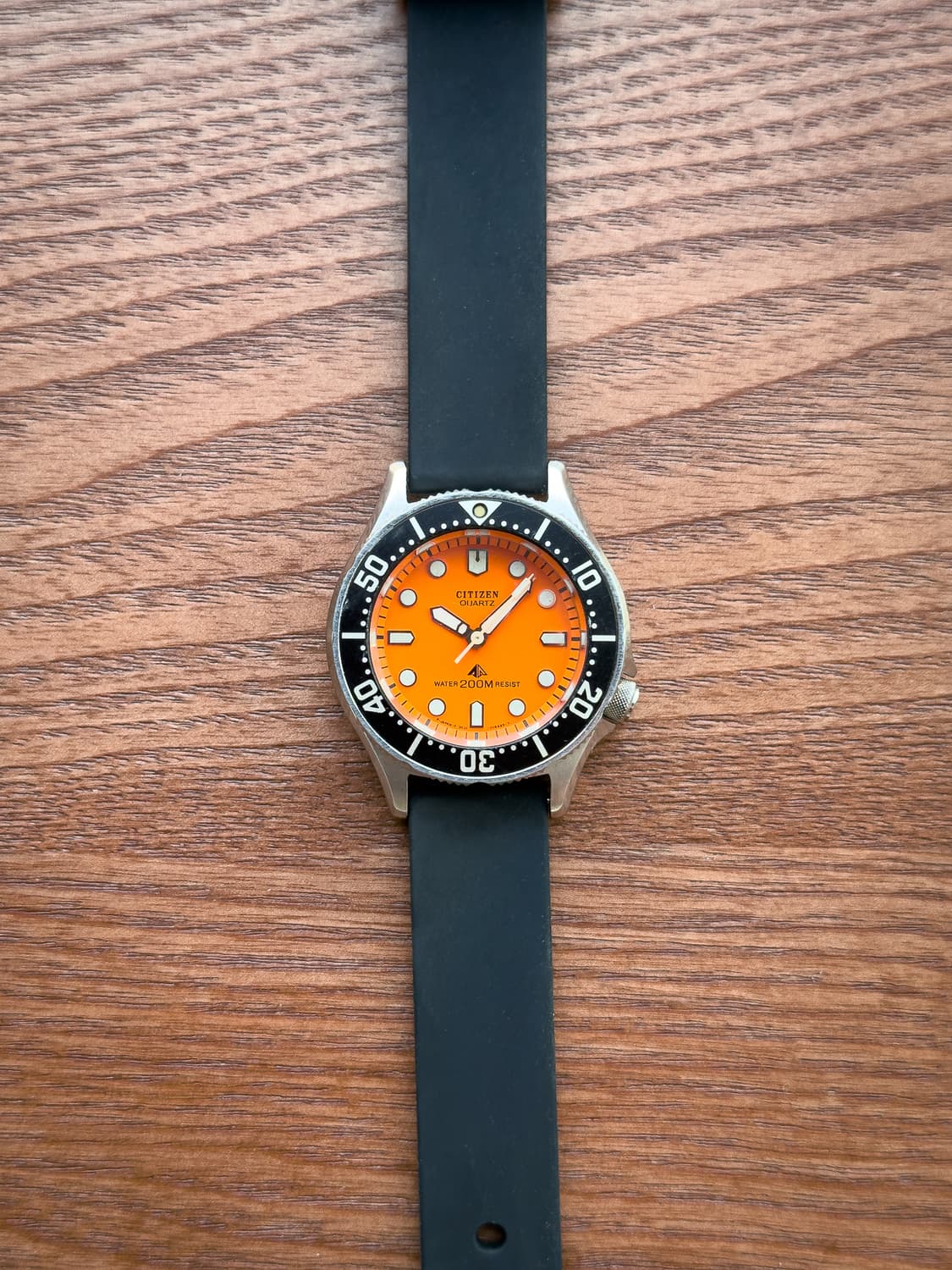 시티즌 오렌지 다이버 - 20기압 방수 빈티지 쿼츠 상품이미지2