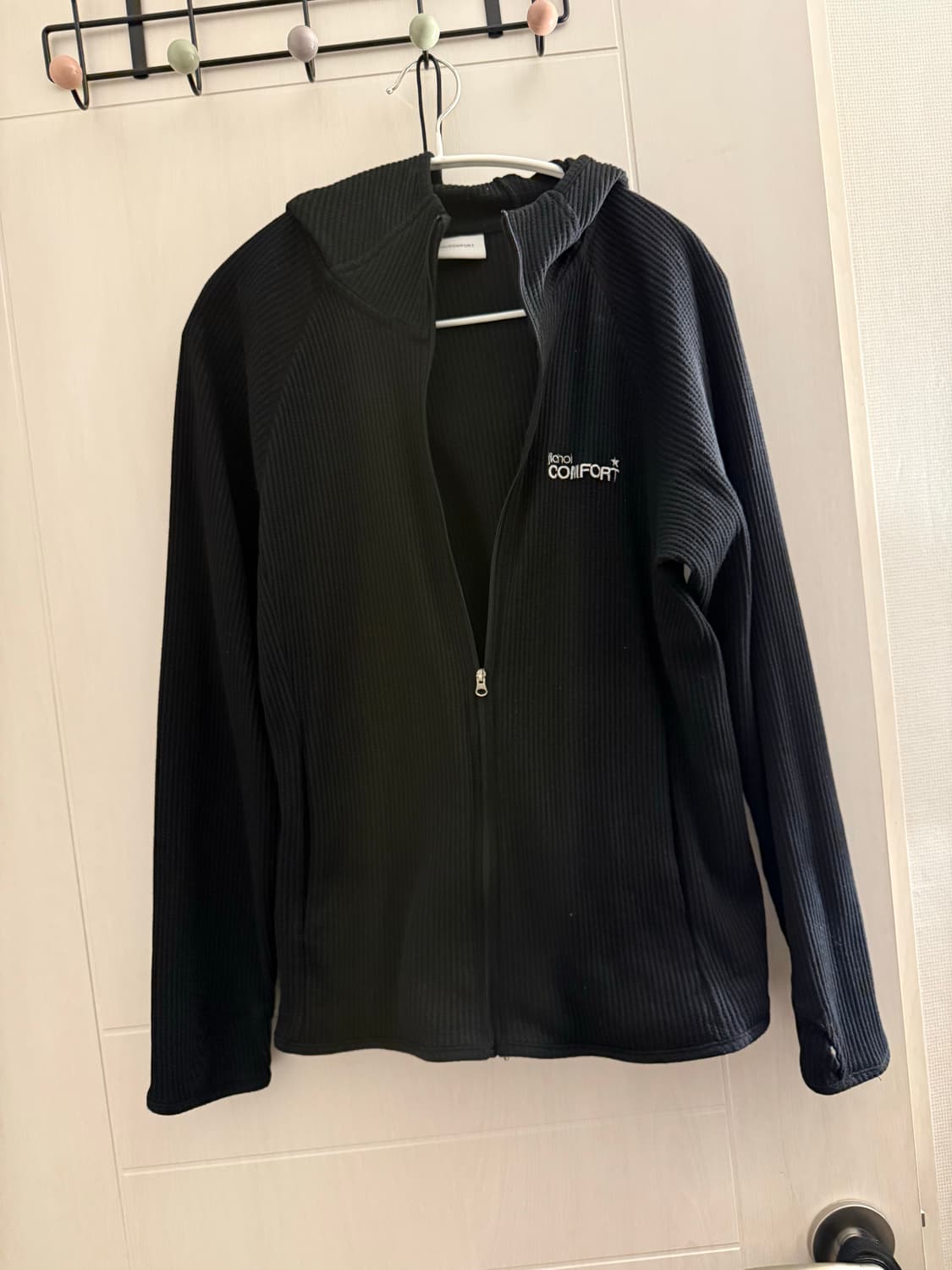 지초이 컴포트 와플 집업 후드 사이즈 2 상품이미지3