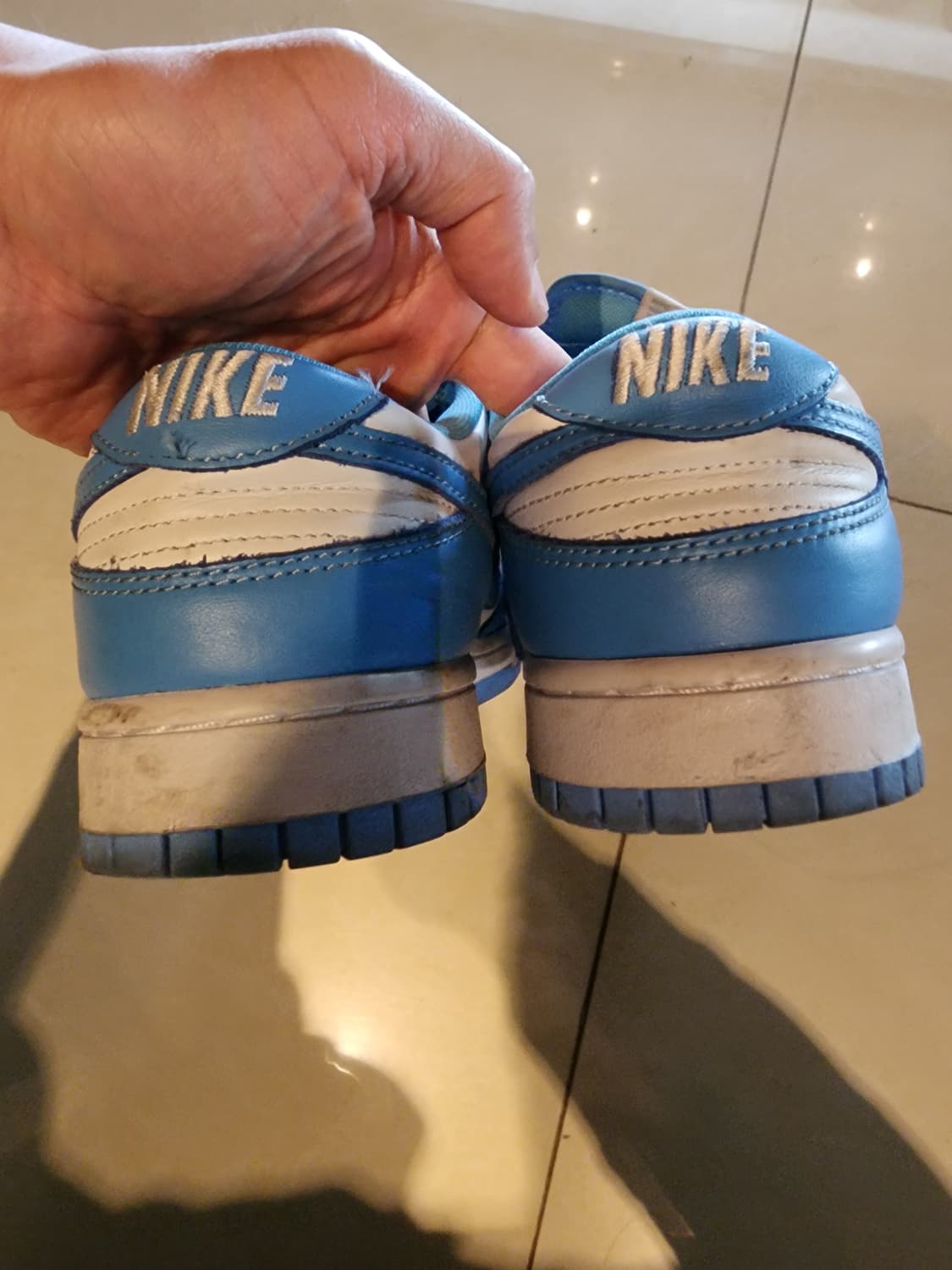 NIKE 나이키 덩크 로우 하늘색 팜. 270mm 운동화 스니커즈 상품이미지6