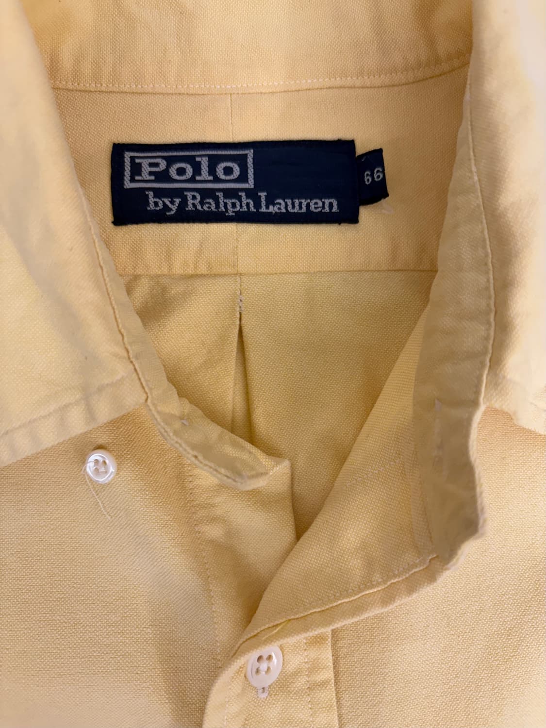 [M] 폴로 랄프로렌 옐로우 셔츠 상품이미지2