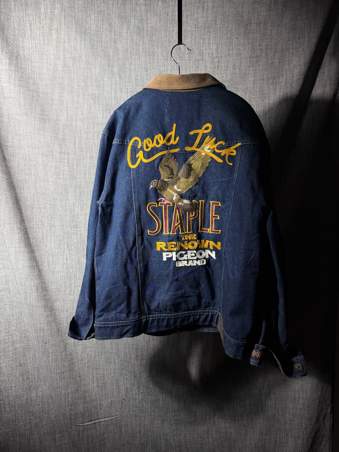 스테이플 코듀로이 디테일 데님자켓 상품이미지6