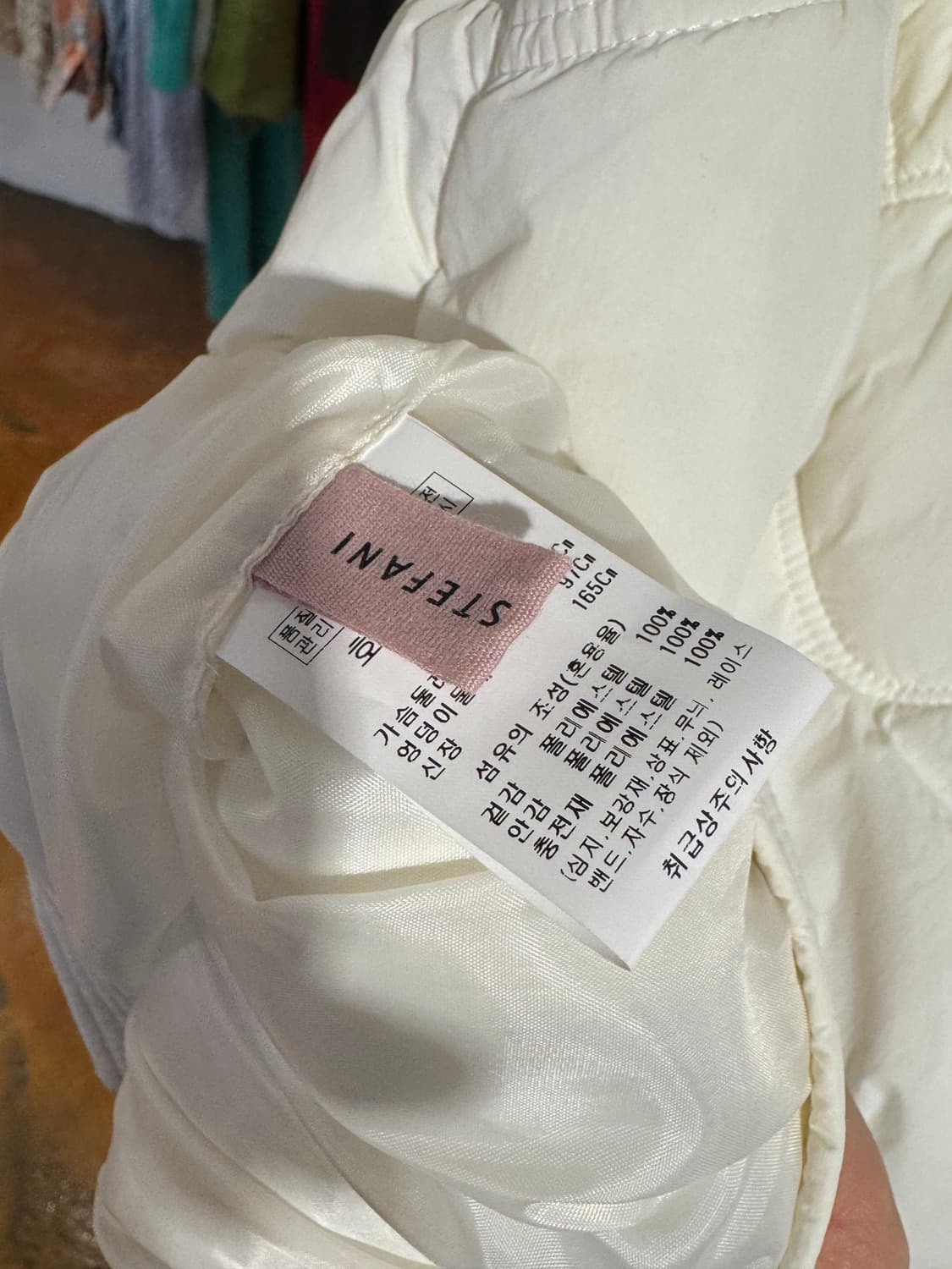 플라워 포인트 패딩 베스트 / 여성 55 추천 상품이미지4