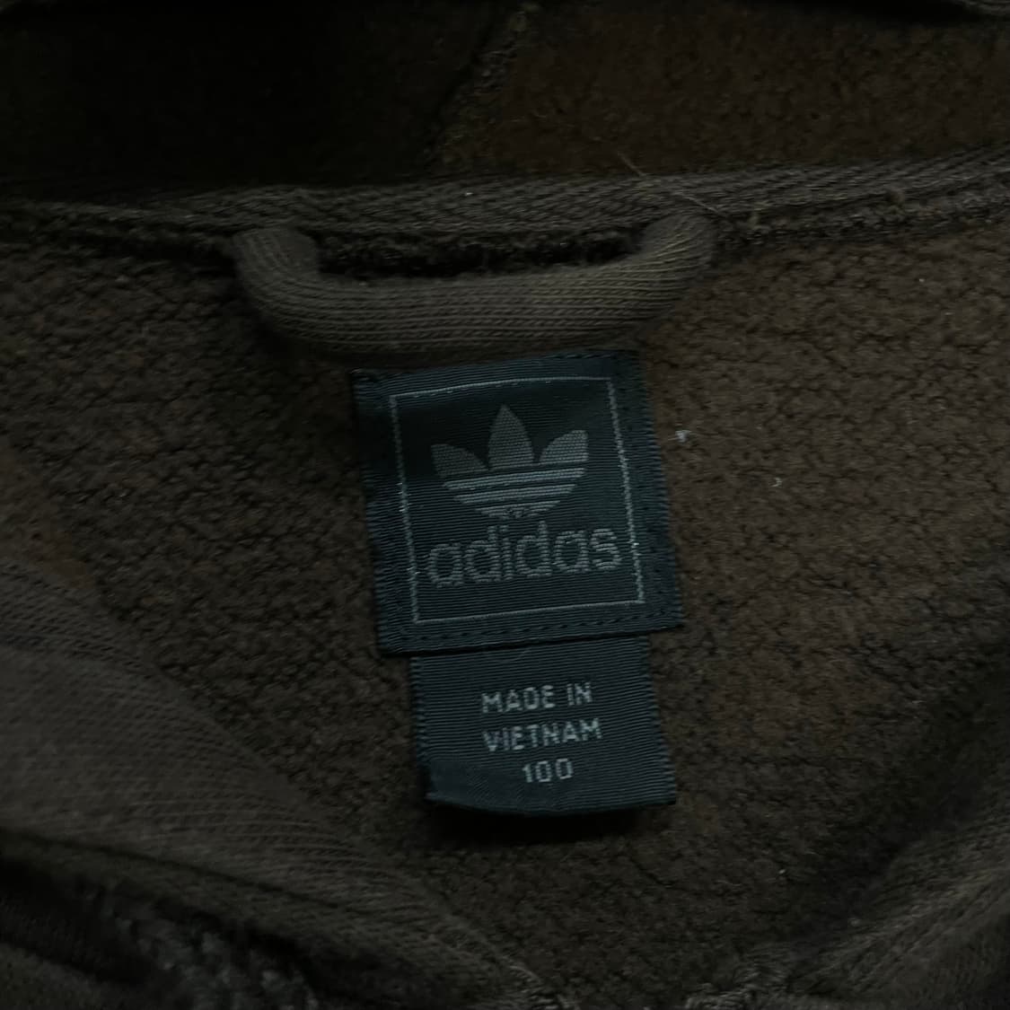 아디다스 00s 빅 트레포일 후드집업 브라운 대장급 상품이미지6