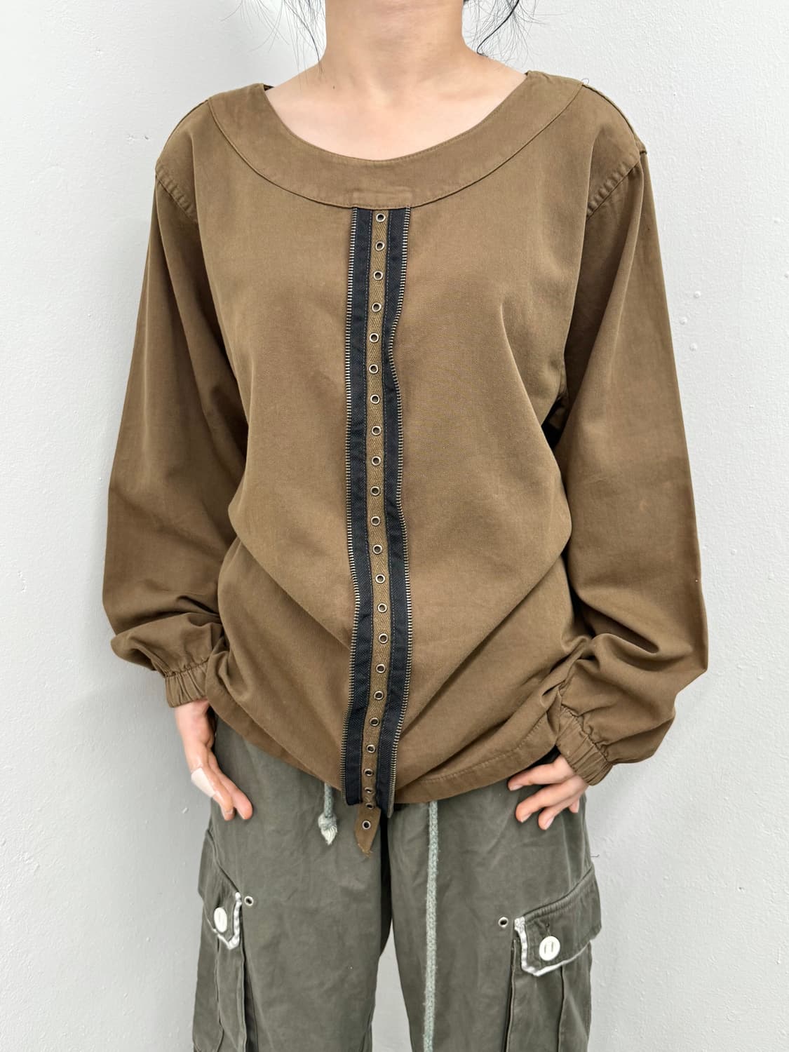 브라운 펀칭 슬리브 상품이미지1