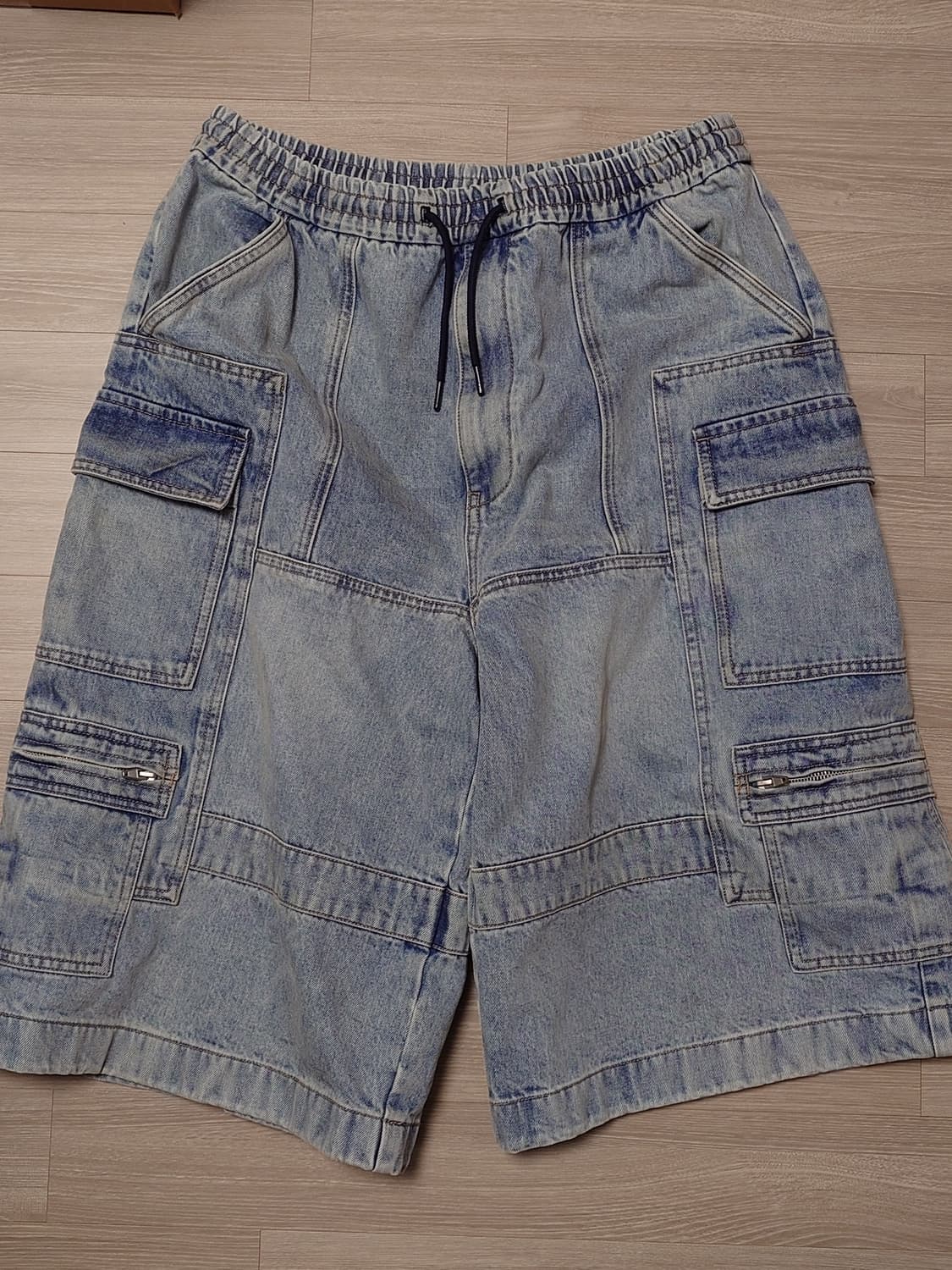 [50] 준지 25FW 데님 카고 쇼츠 반바지 상품이미지2