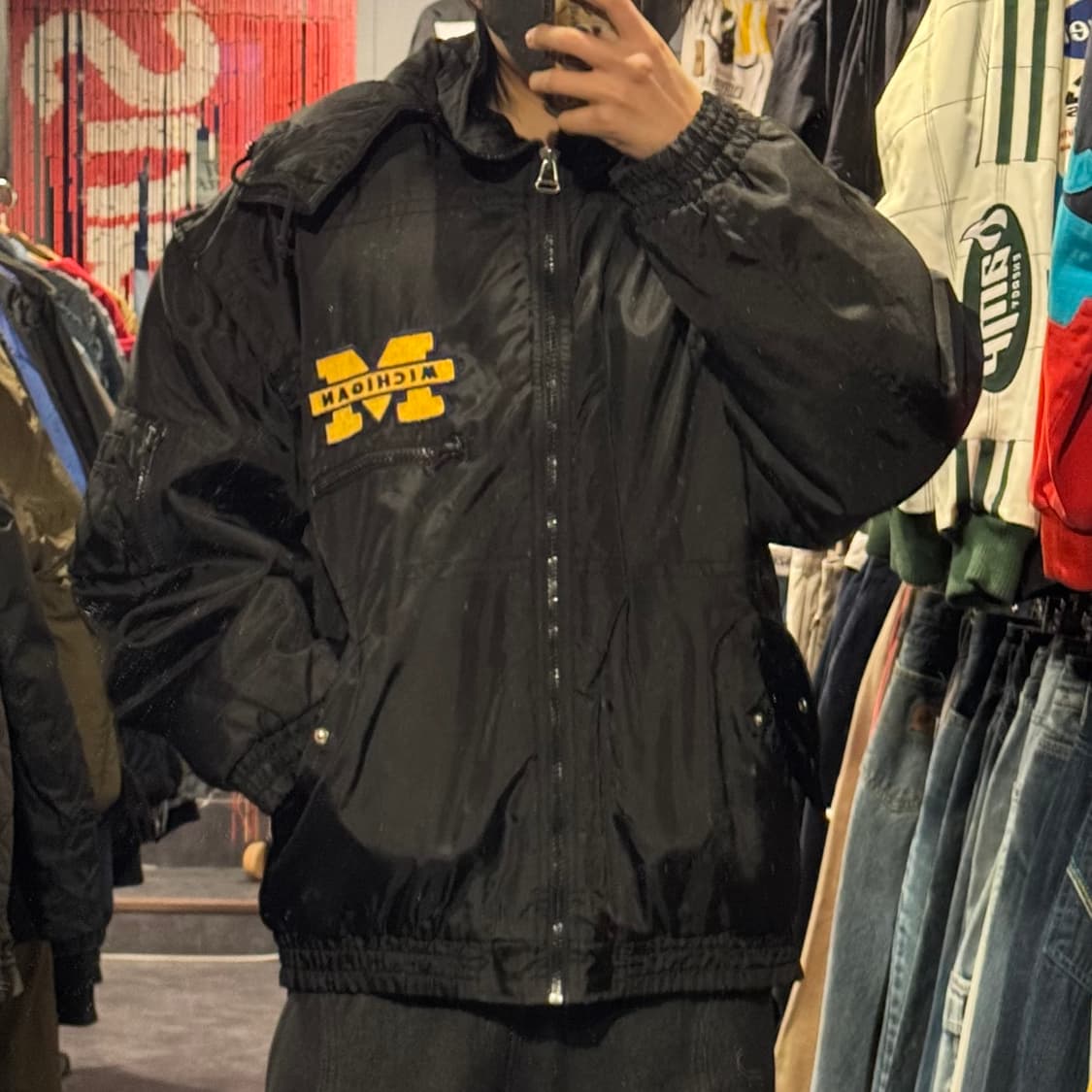 [IM]올드스쿨 Air Gear Michigan 패치로고 후드점퍼 상품이미지4