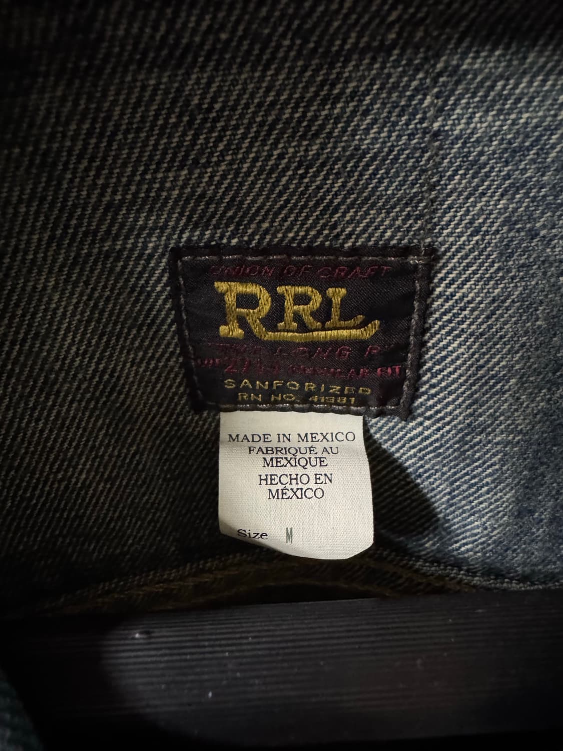 RRL lot271 리랜드 M사이즈 새상품 판매합니다. 상품이미지5