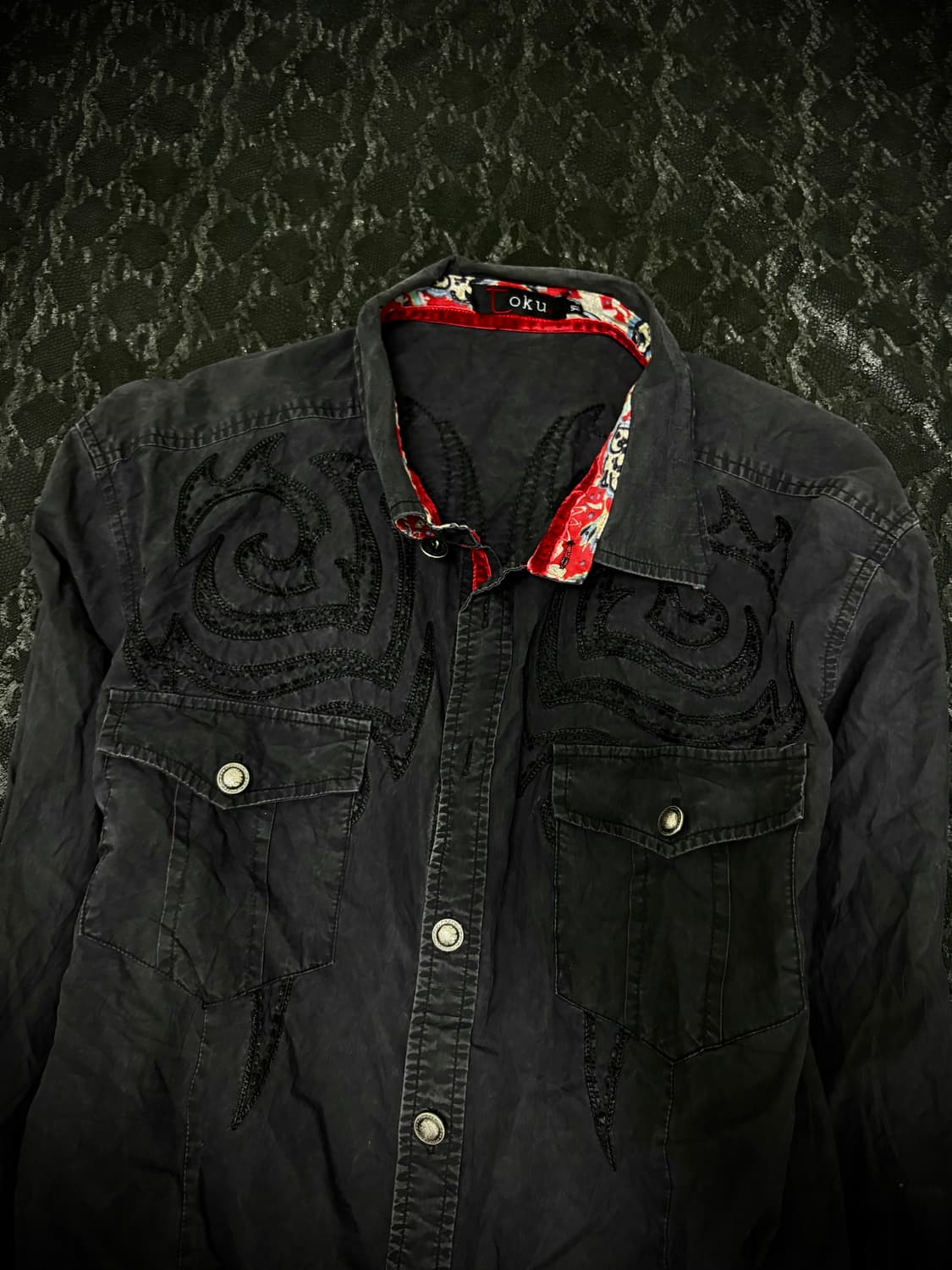 “Vintage”00’s V-Kei Tribal Wings Shirts 상품이미지10