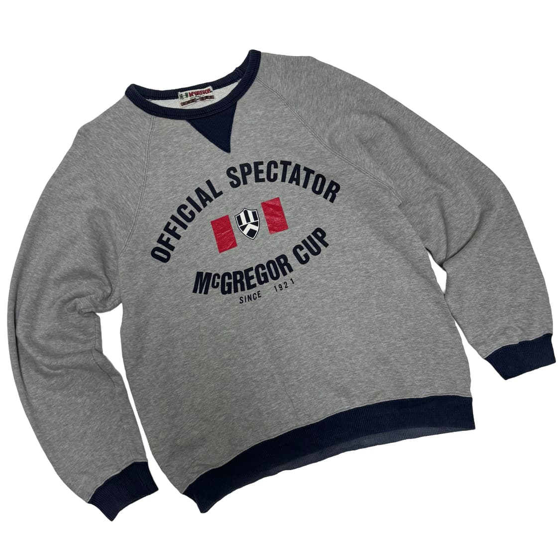 맥그리거 컵 오피셜 스펙테이터 래글런 맨투맨 상품이미지1