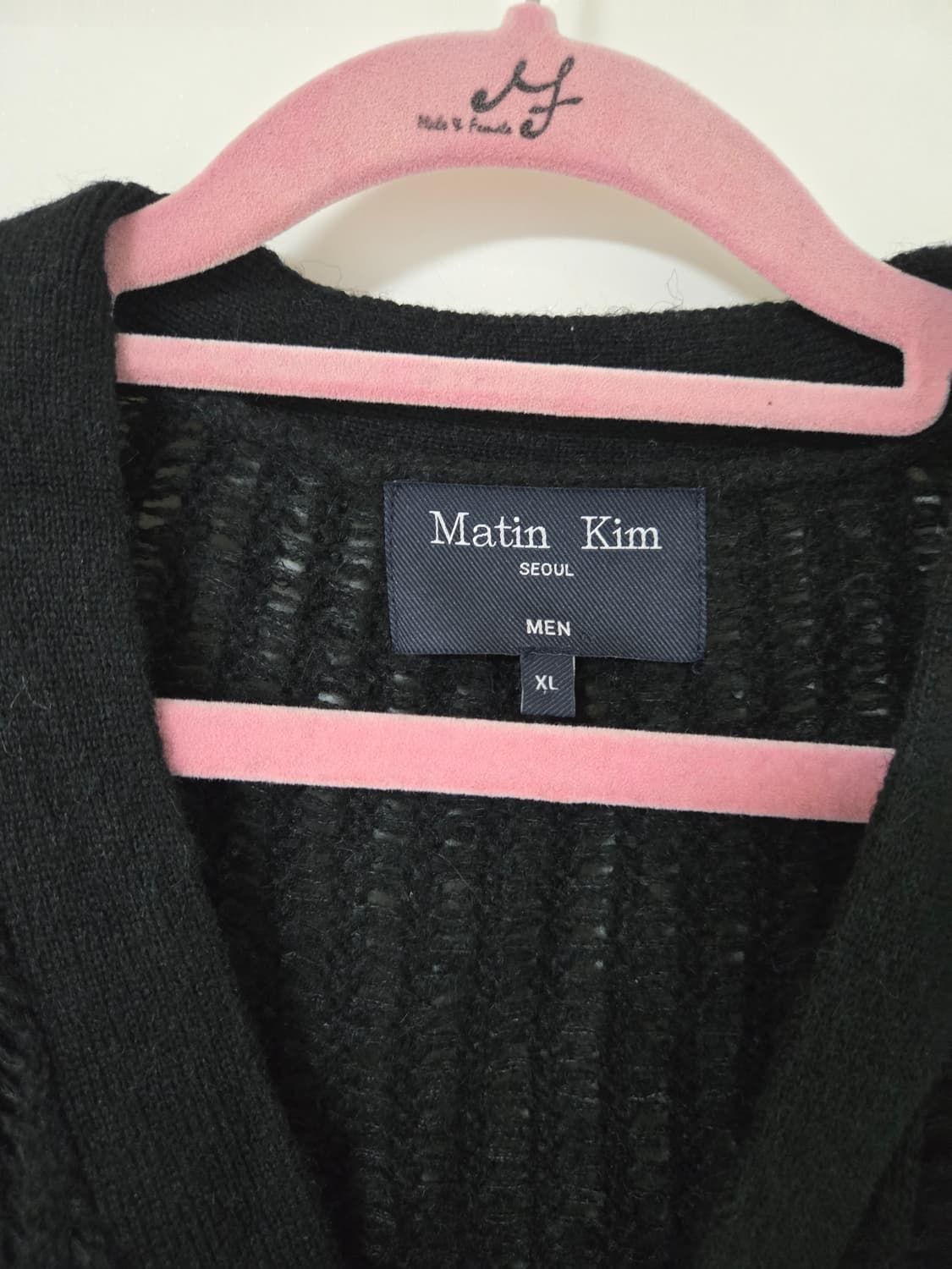 마뗑킴 블랙 니트 가디건 상품이미지2