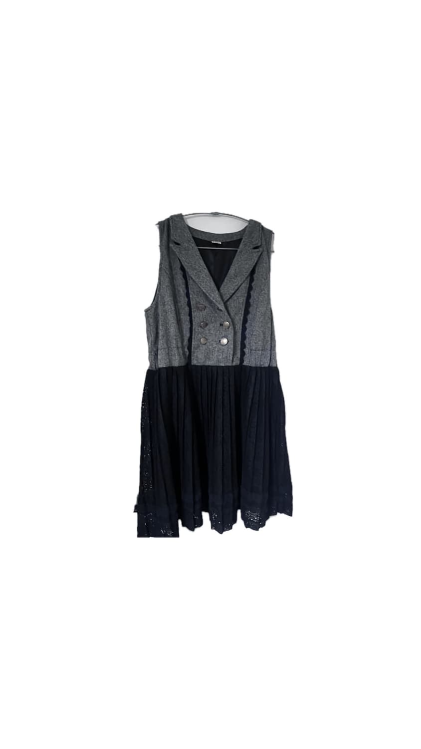 엑팜 엑시즈팜 원피스 고스로리 고딕 갸루 레이스 그레이 로맨틱 공겜여주 상품이미지1