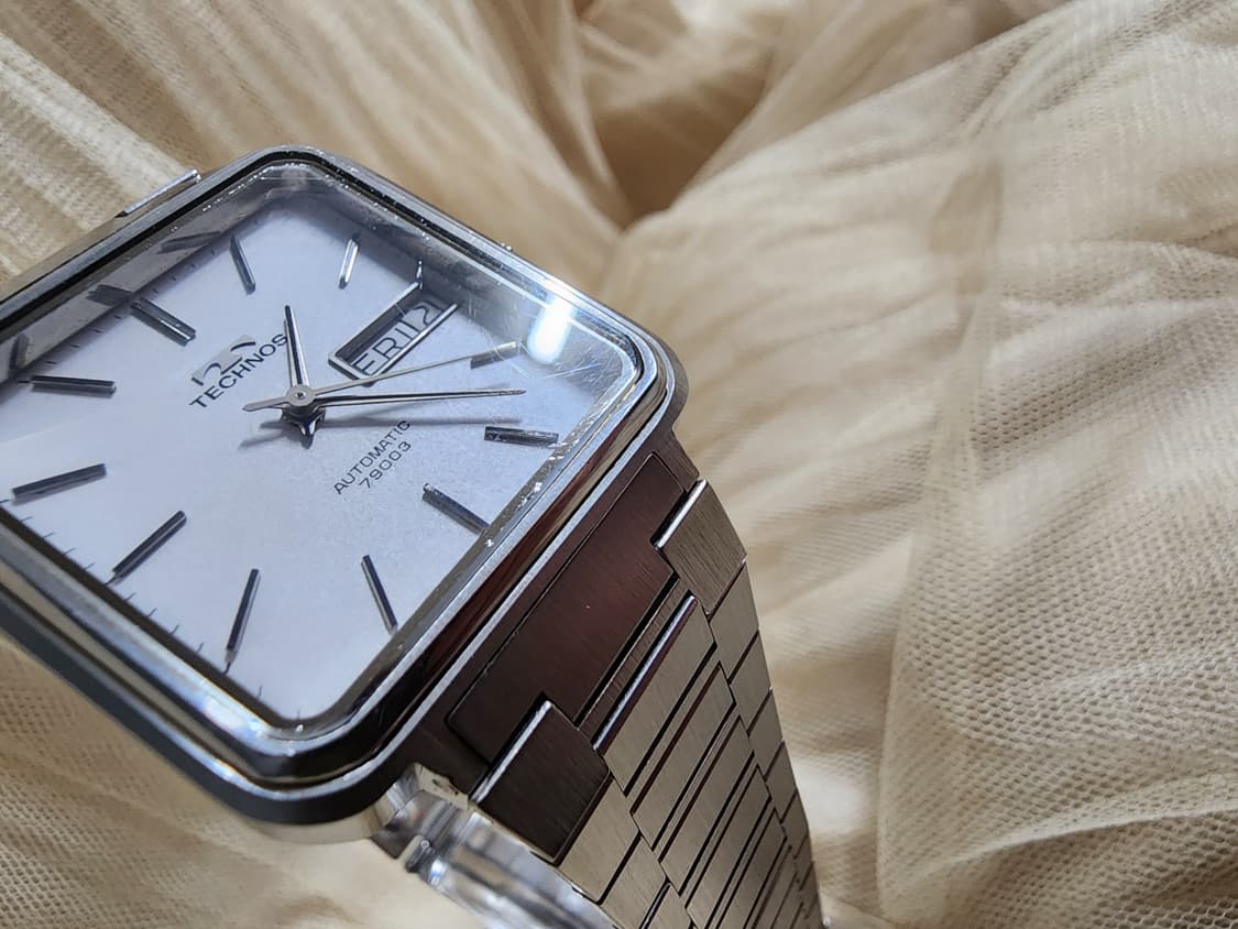 스위스 테크노스 79003 사각 오토매틱 빈티지시계 상품이미지6