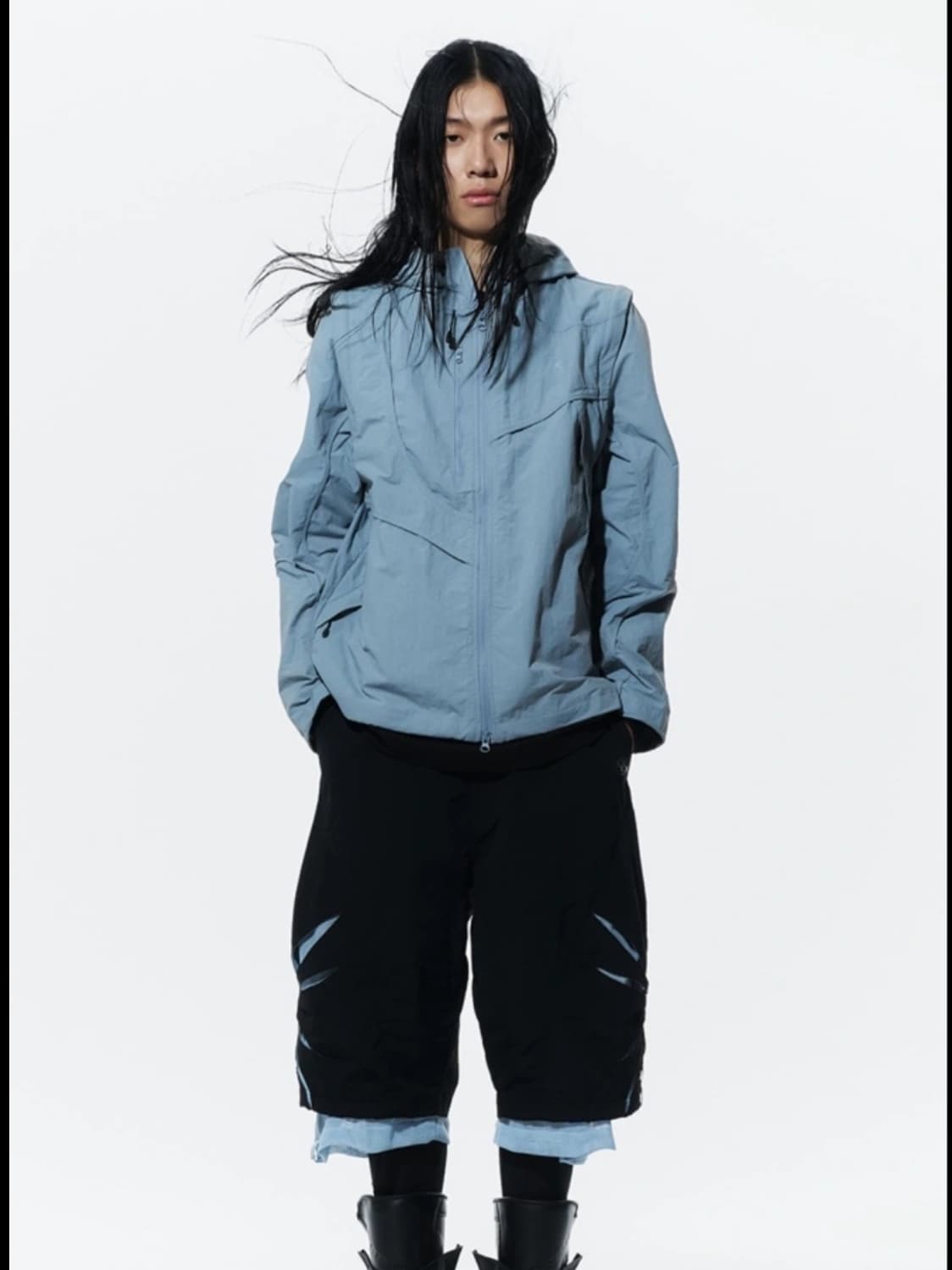 4사이즈) 산산기어 투웨이 바람막이 윈드 브레이커2way 상품이미지3