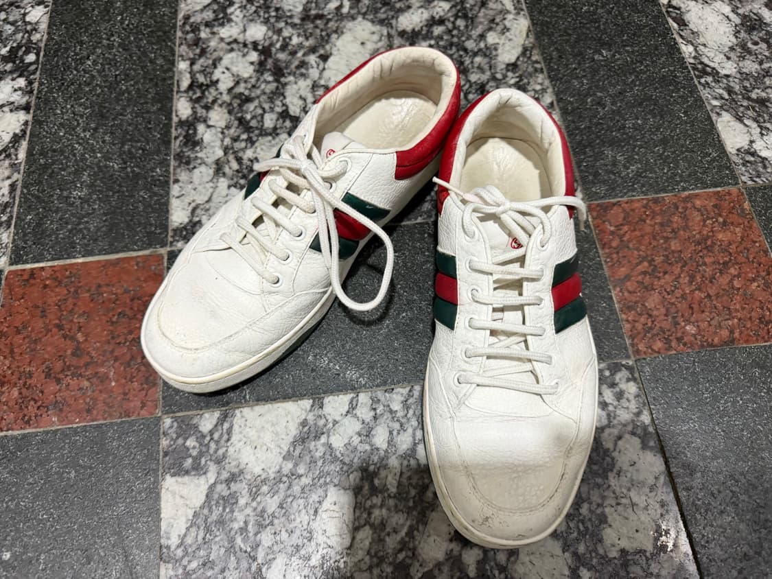 GUCCI 구찌 레더 가죽 스니커즈 운동화 270 상품이미지4