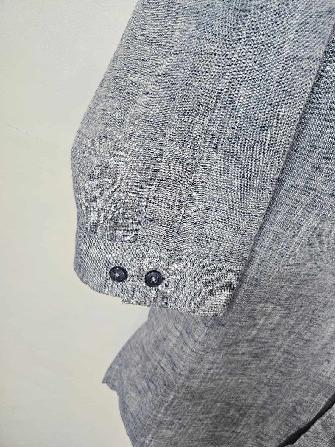 블랙라벨 인디안 린넨 7부 셔츠 105 XL 상품이미지4
