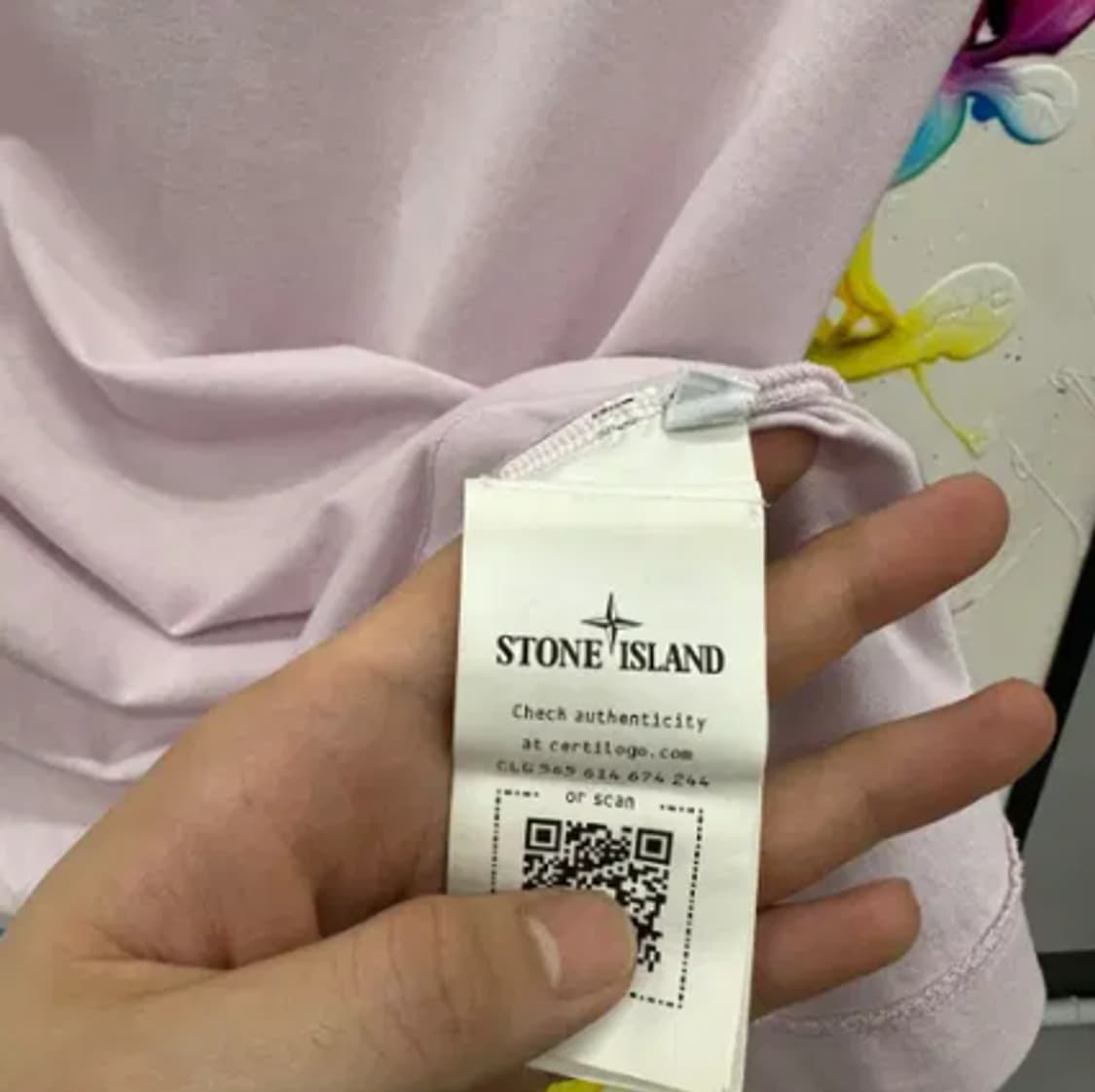 [정품] (L) 스톤아일랜드 로즈 패치로고 티셔츠 상품이미지3