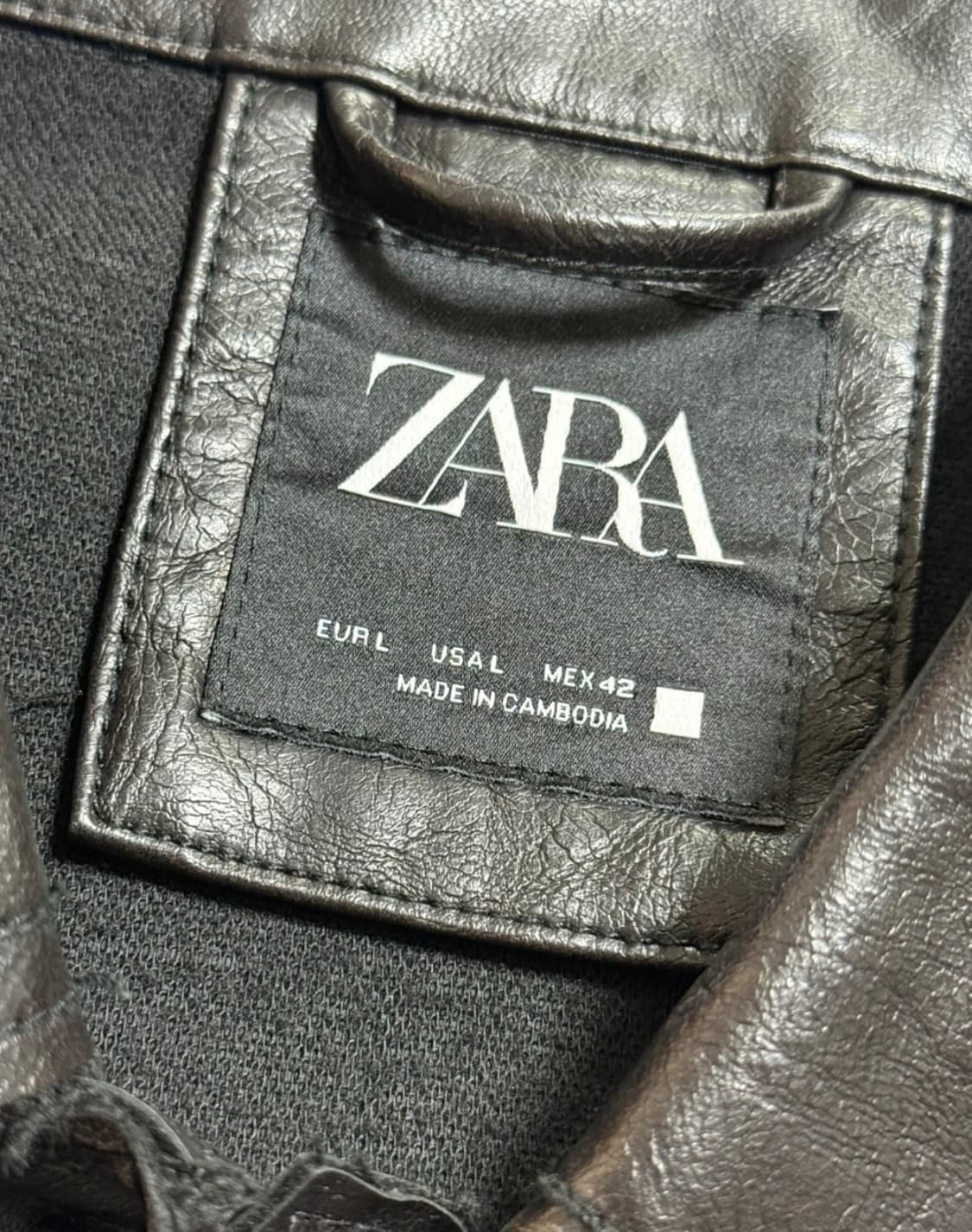 자라(ZARA) 남성 레더자켓 팝니다 상품이미지2