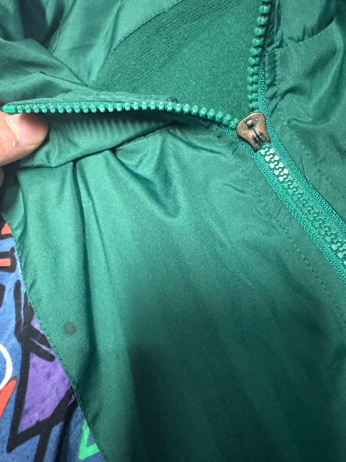 미즈노 Mizuno 올드스쿨 프린팅 오버핏 바람막이 자켓 상품이미지4