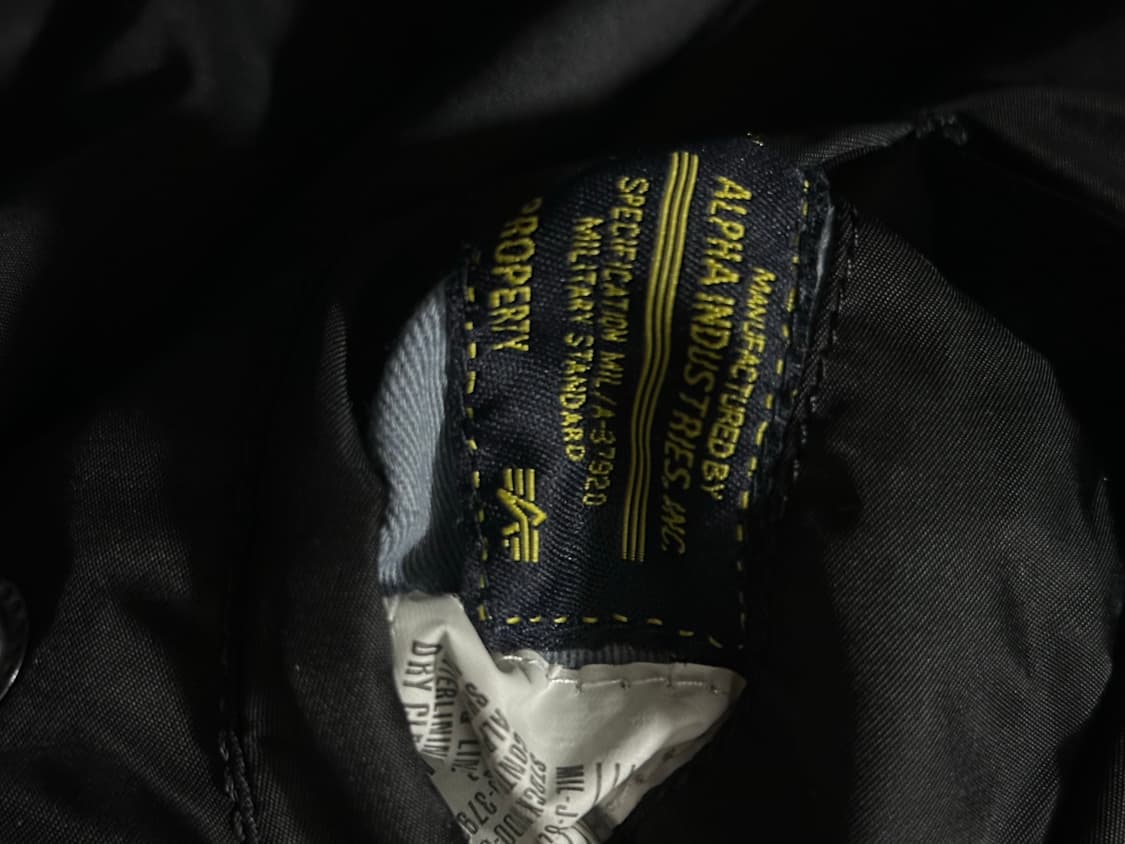 알파 인더스트리 리버시블 양면 MA-1 항공점퍼 상품이미지7