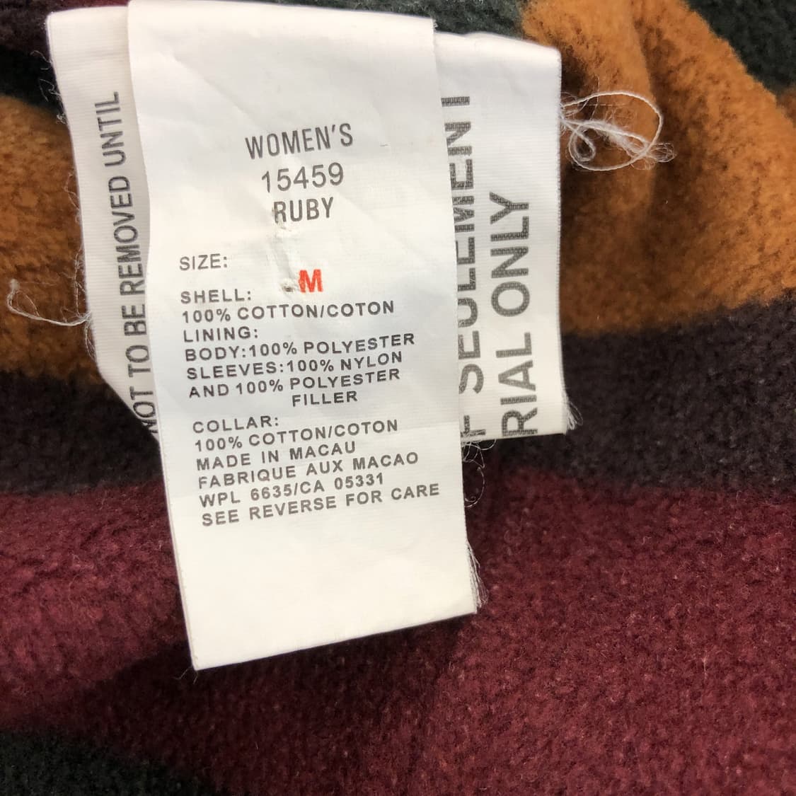 울리치 90s USA 울라이너 헌팅 워크자켓 M 내피분리가능  상품이미지8