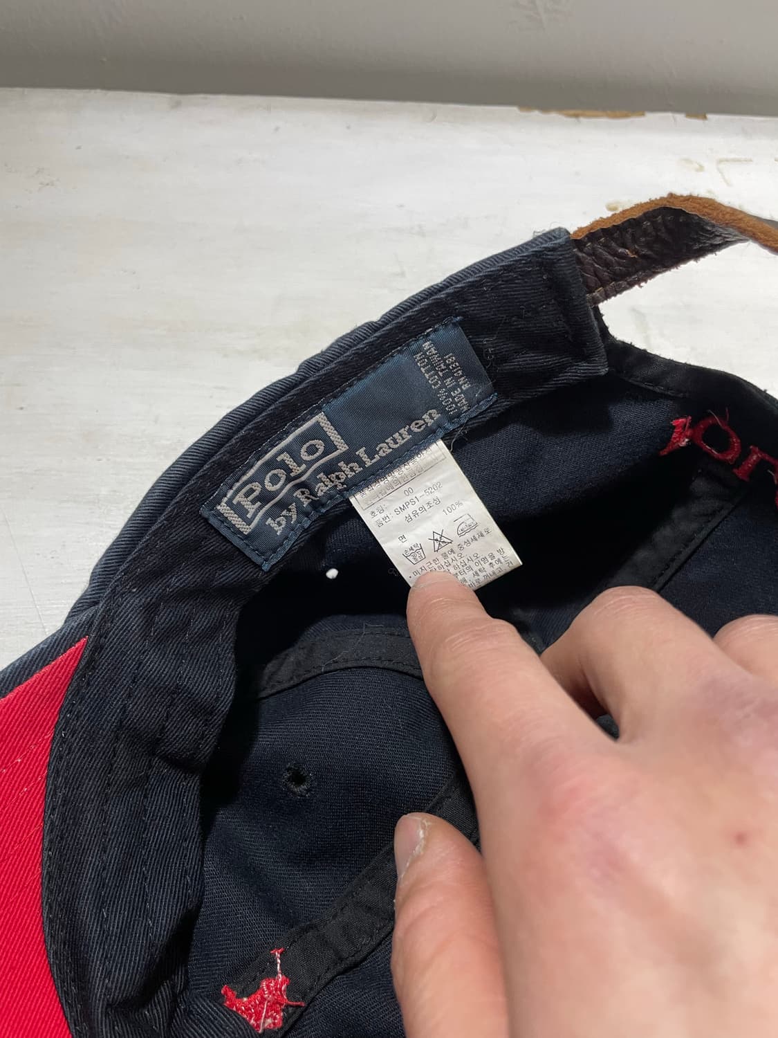 폴로랄프로렌 레더 스트랩 캡 상품이미지3