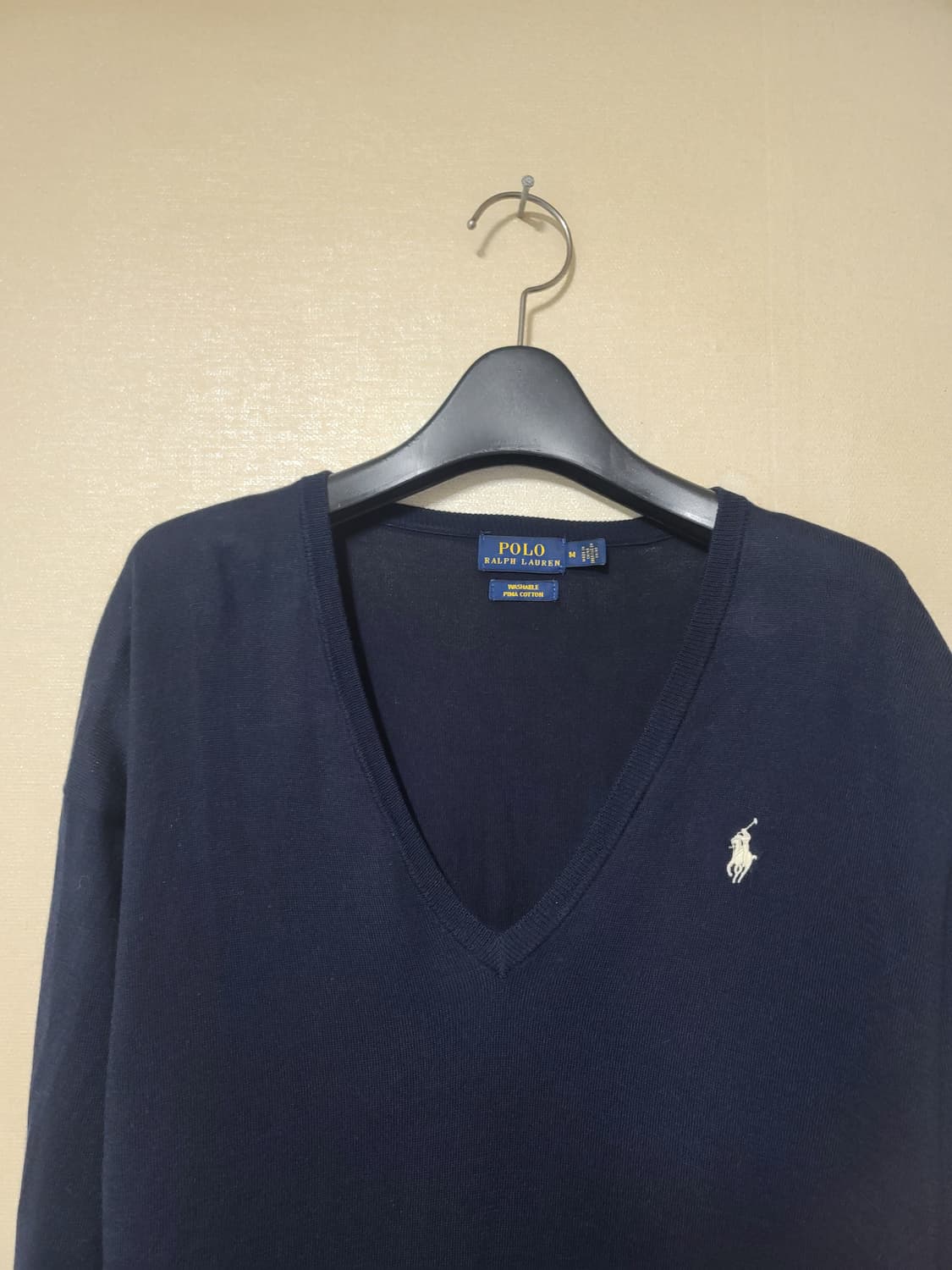 폴로 랄프로렌 브이넥 코튼니트 상품이미지2