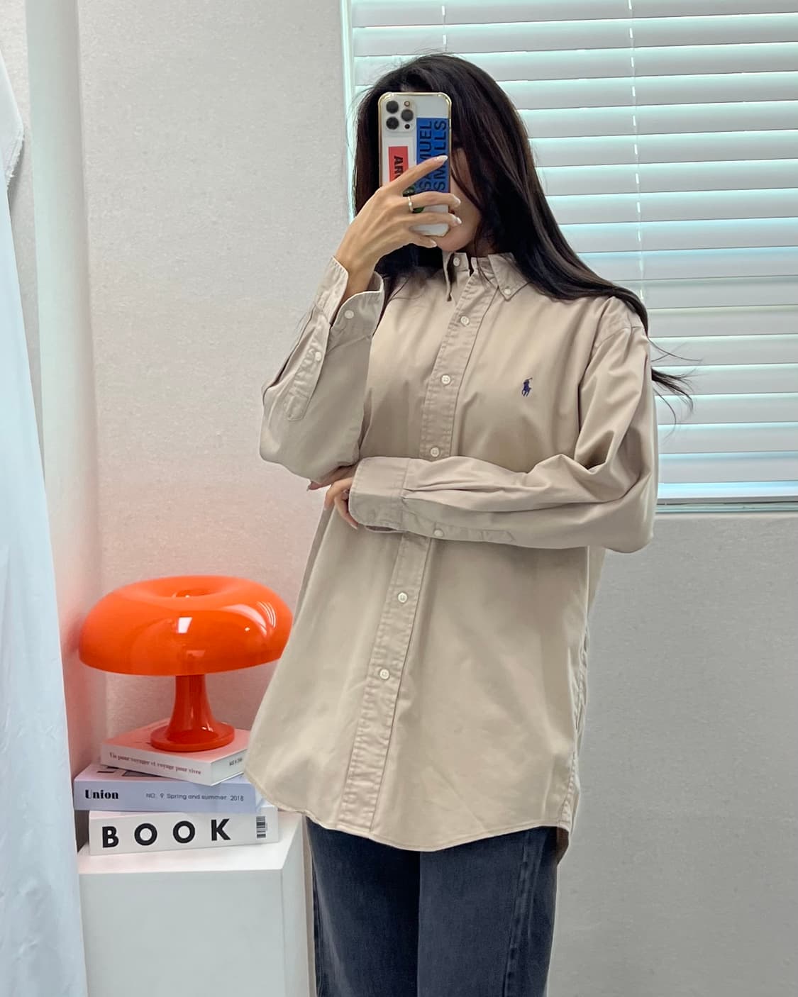 (M오버)폴로 솔리드 셔츠-M1377 상품이미지7