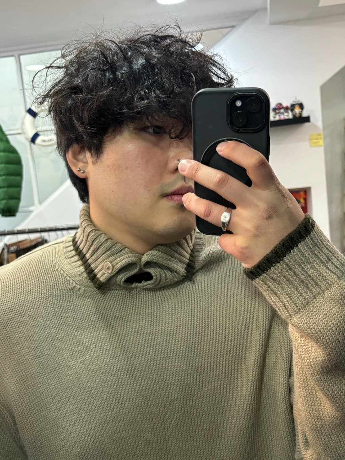 Eddie Bauer japan collar knit 상품이미지4